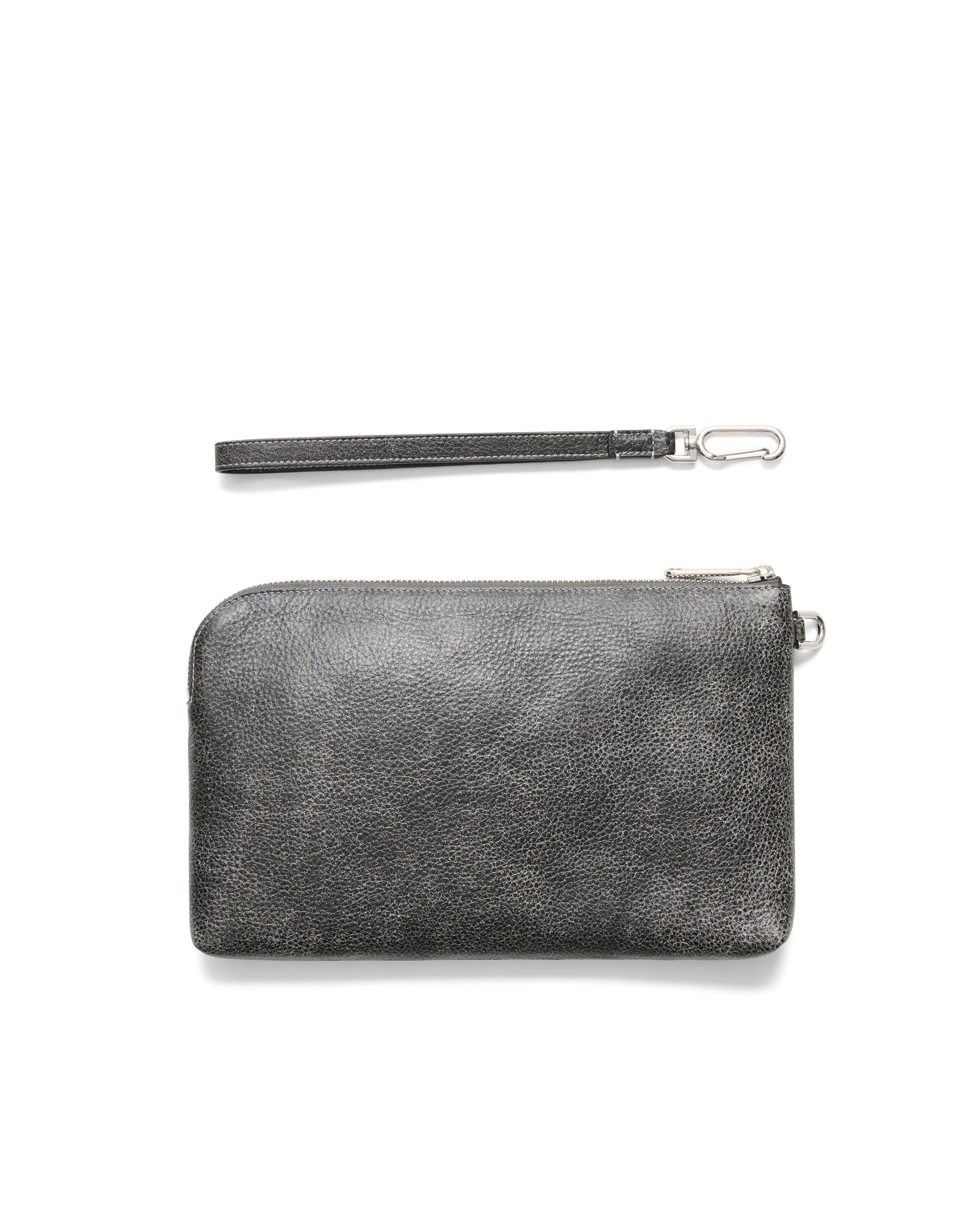 ECCO® Wristlet Large Leather Pouch Bag - Multicolor - Back