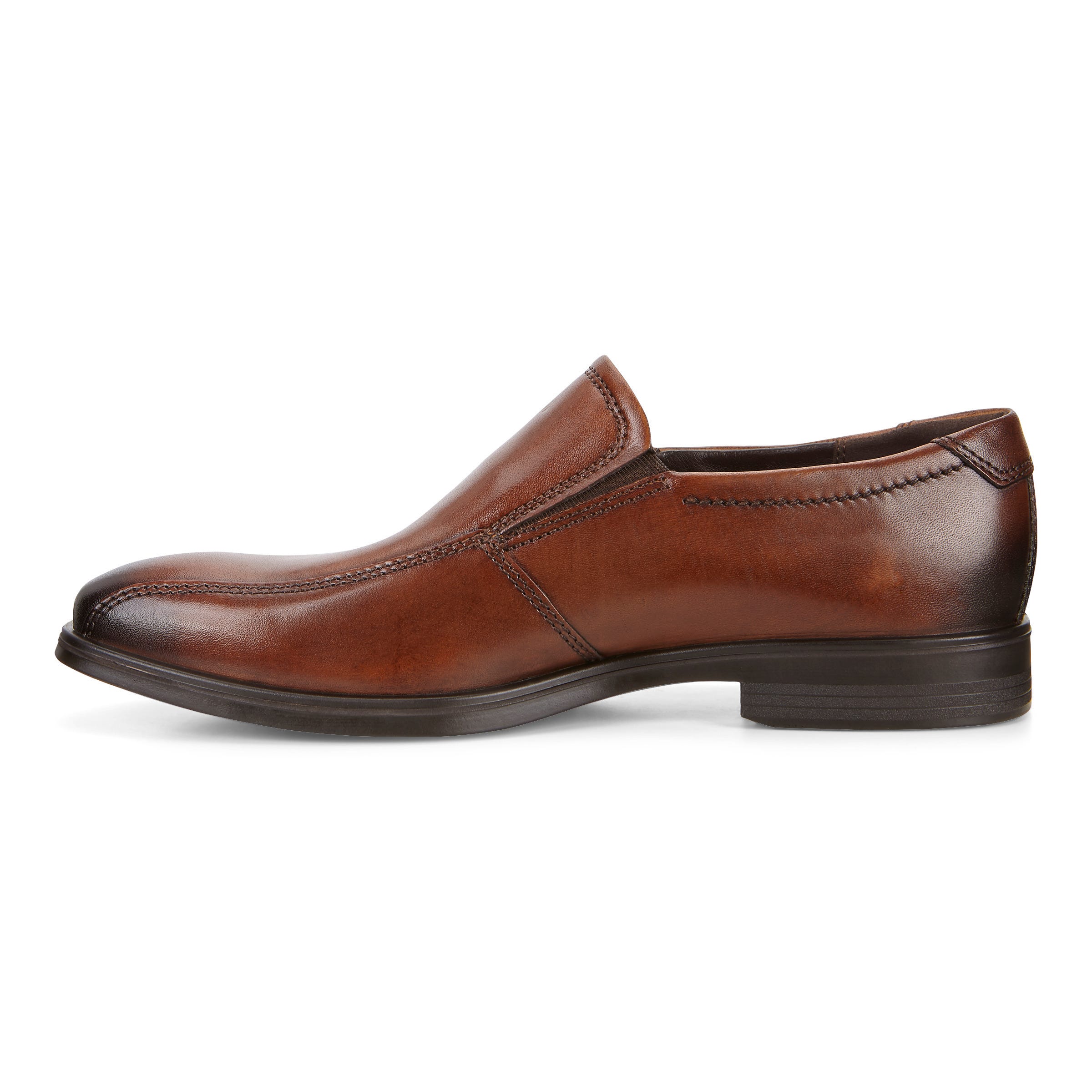 ECCO Men's Melbourne Slip-On Dress Shoes - Brown - Inside