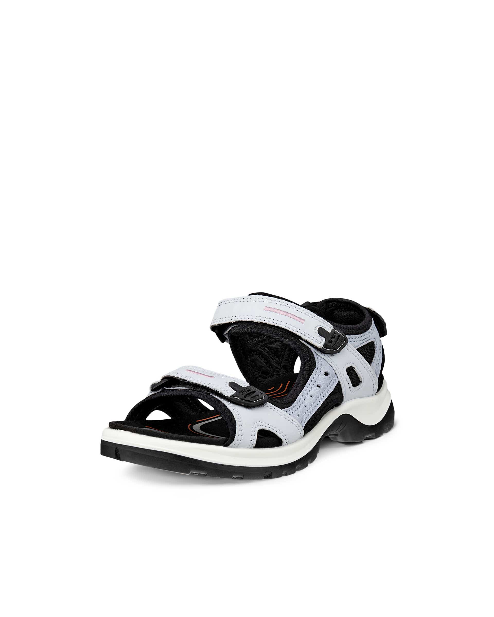 Women's ECCO® Offroad Yucatan Nubuck Walking Sandal - Blue - Main