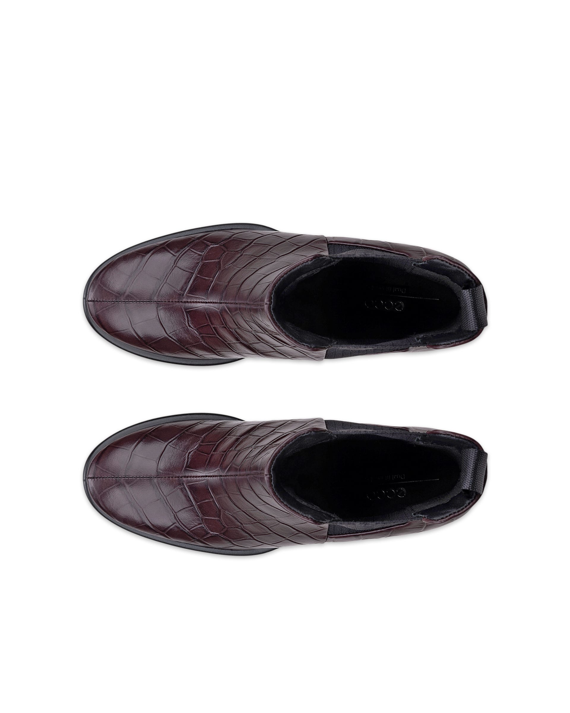 ECCO® SCULPTED LX 55 ādas augstpapēžu Chelsea zābaki sievietēm - Brūns - Outside