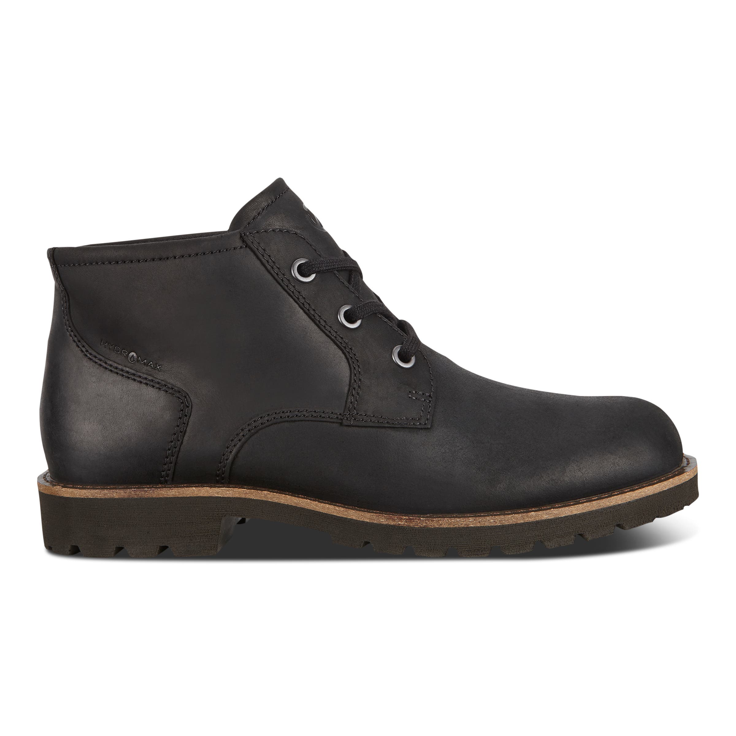 ECCO Jamestown Men's Derby Ankle Boot - Black - Outside
