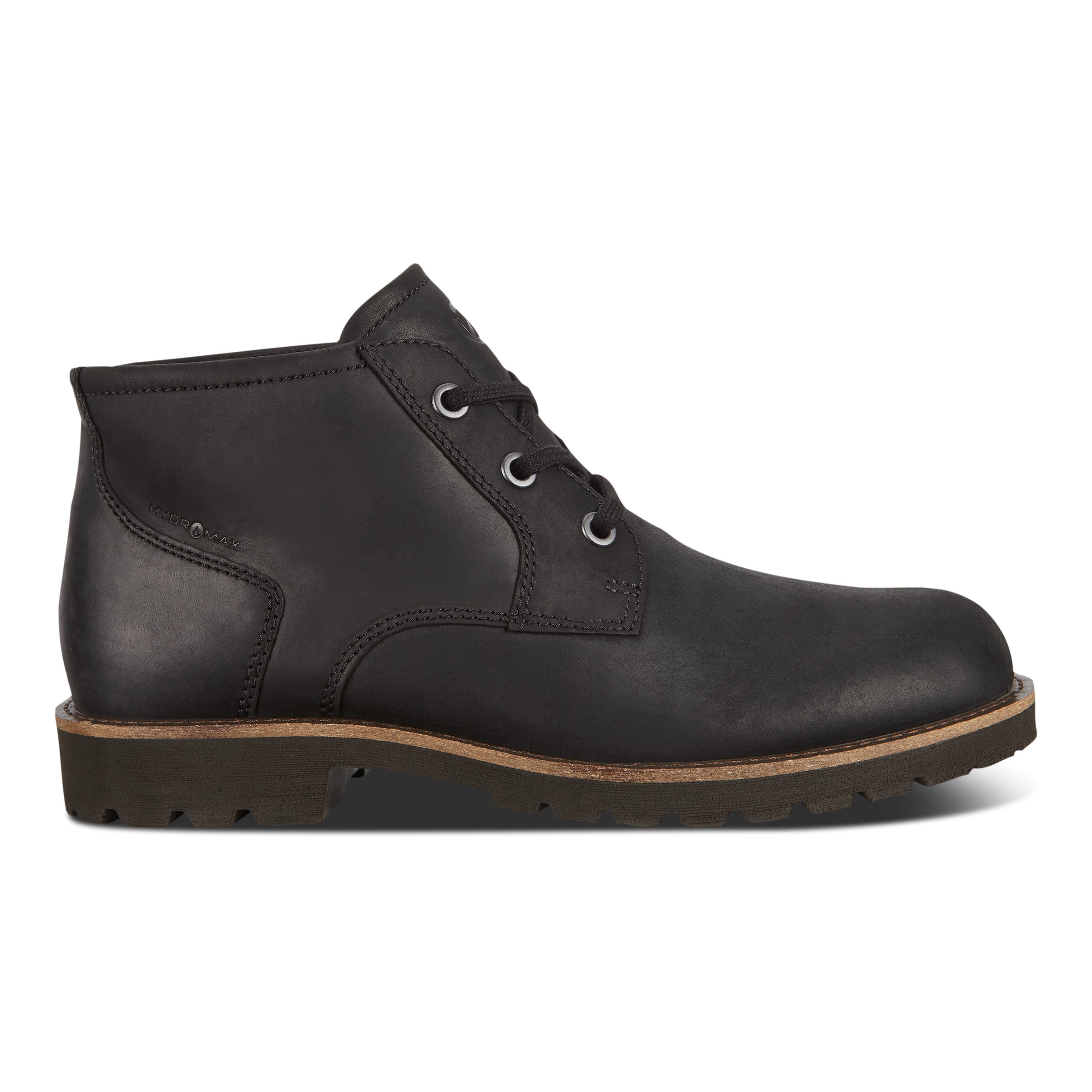 ECCO Jamestown Men's Derby Ankle Boot - Black - Outside