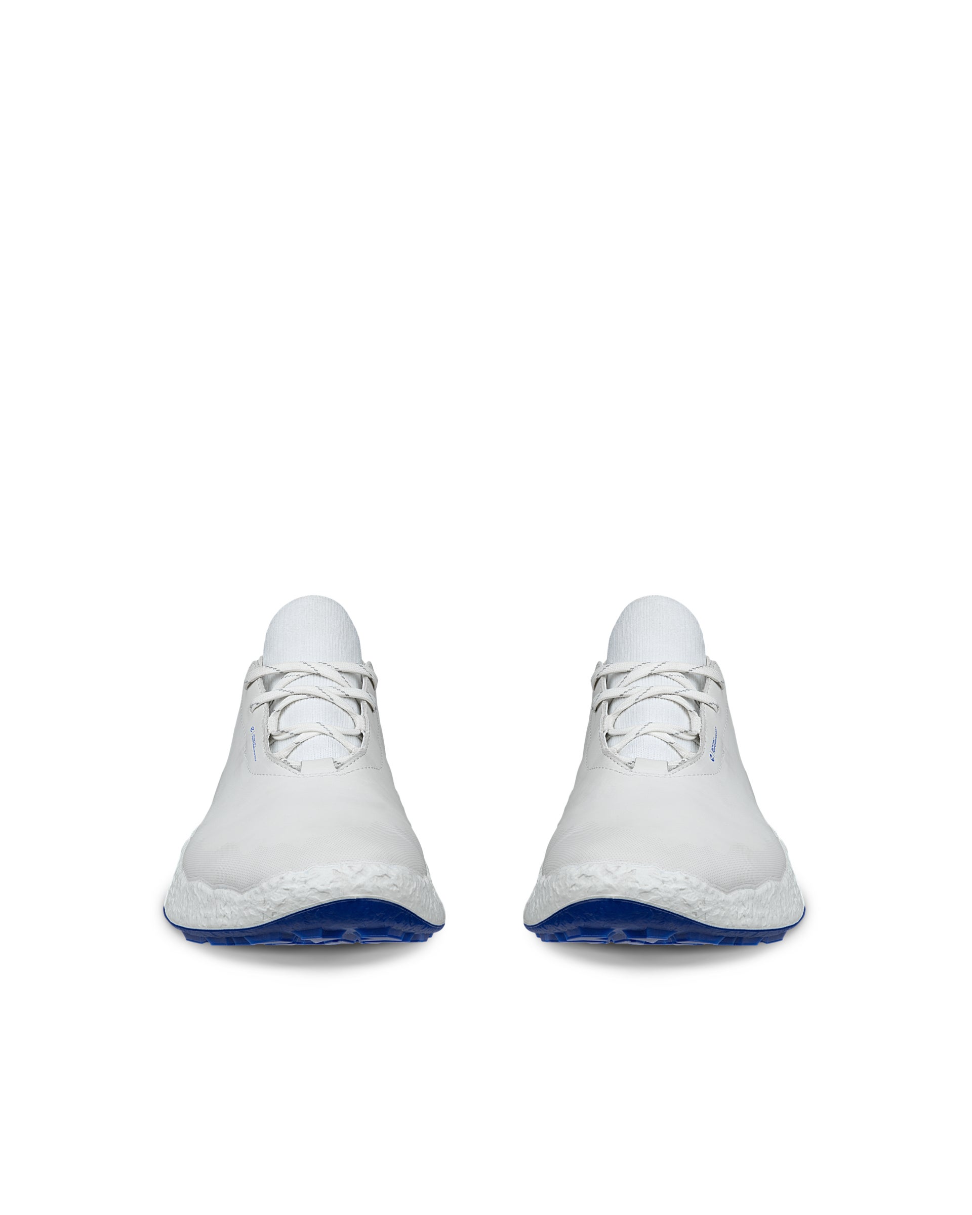 Pánska kožená nepremokavá golfová obuv ECCO® Golf BIOM H5 - Biela - Front pair