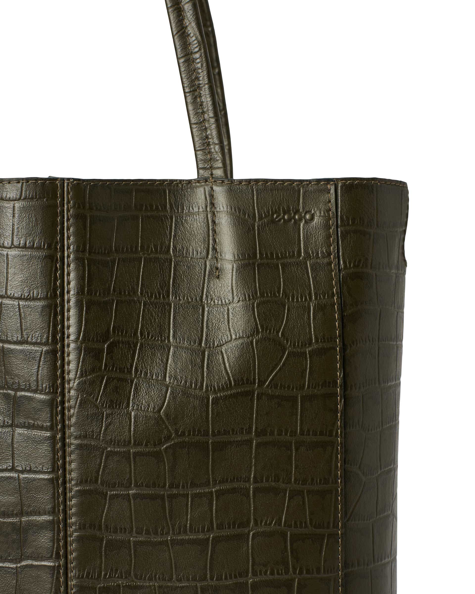 ECCO Aven Tote レザートートバッグ - グリーン - Detail-1