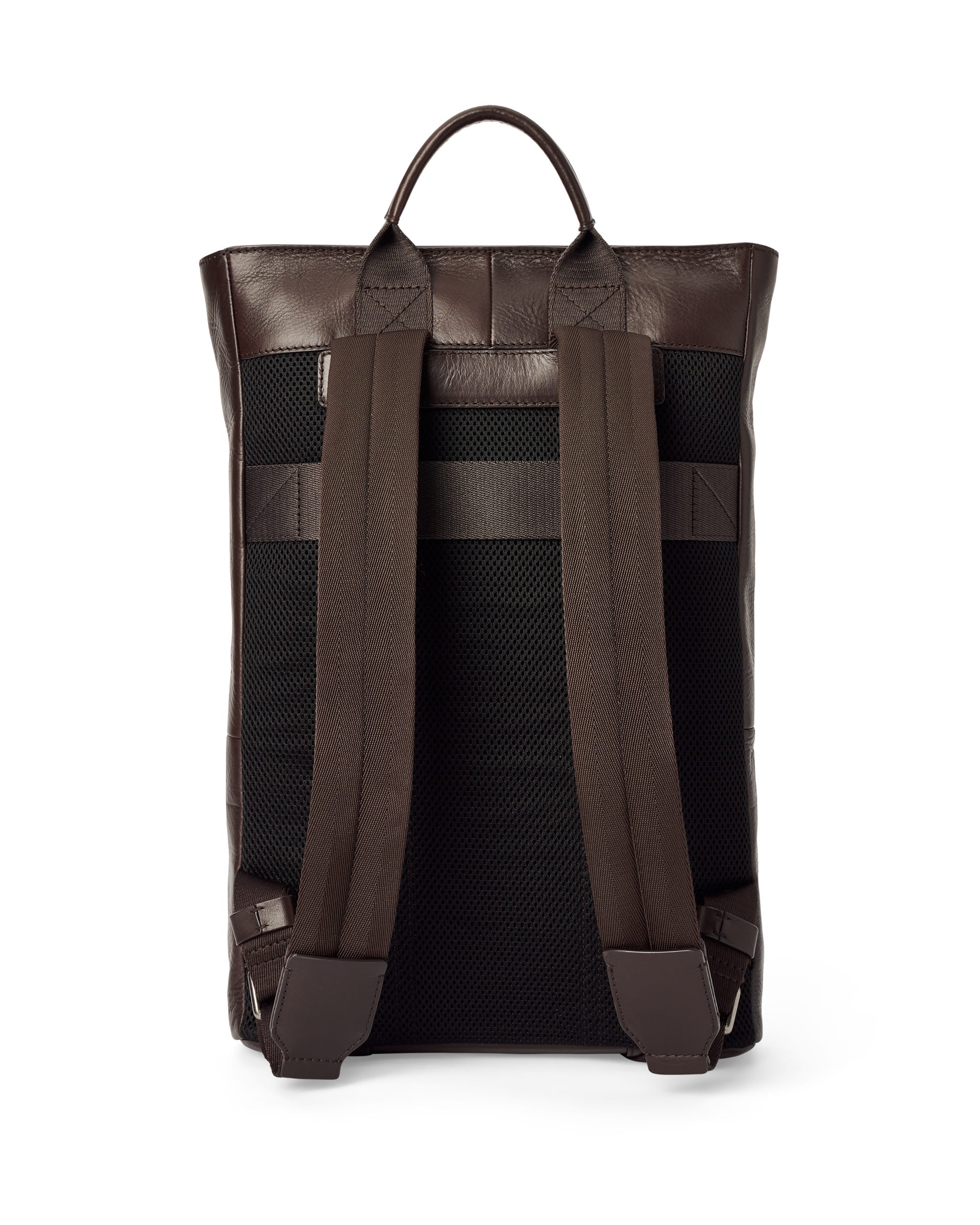 ECCO® SQUARE PACK CITY Fyrkantig ryggsäck skinn - Brun - Back