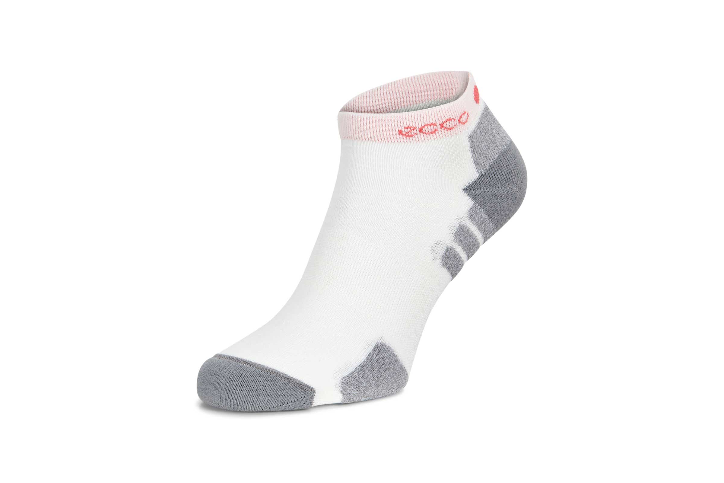 ECCO Women's Tour Lite No Show Sock - White