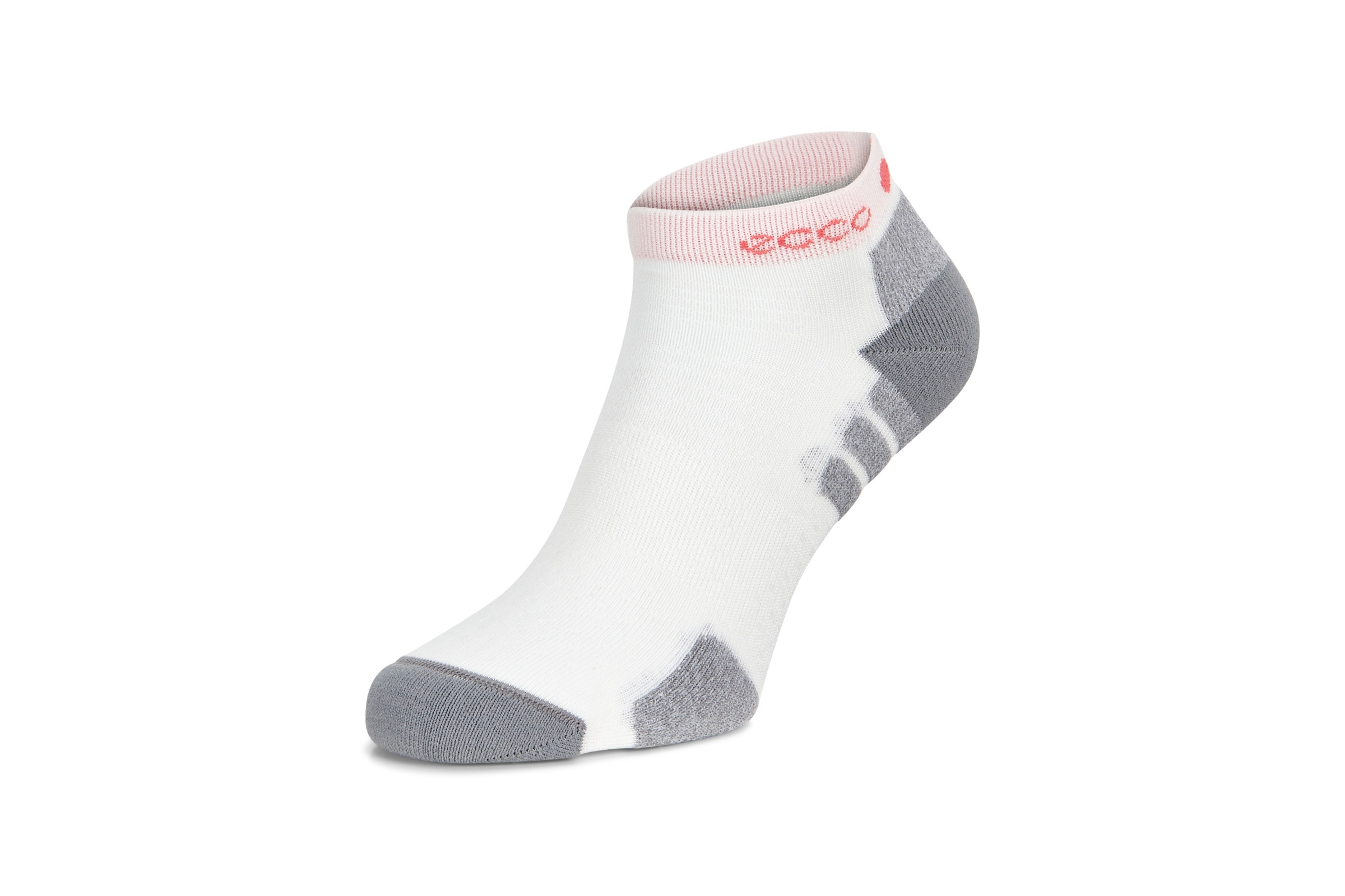ECCO Women's Tour Lite No Show Sock - White