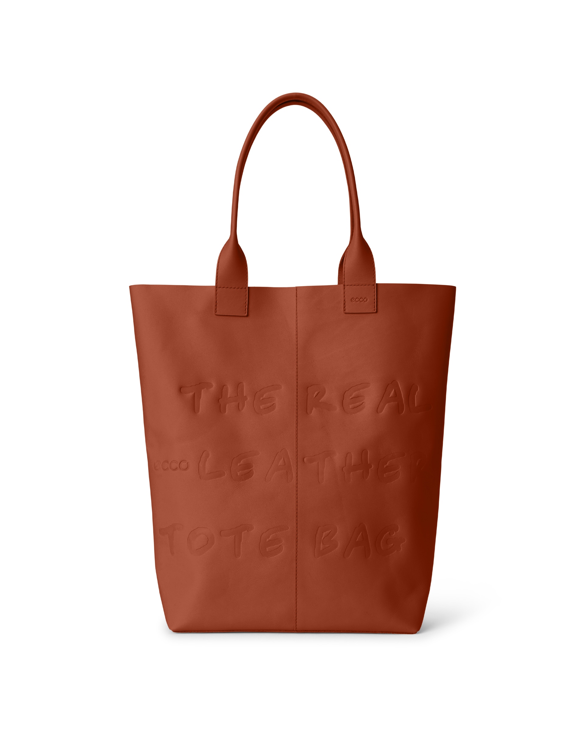 ECCO TOTE REAL LEATHER - ブラウン - Main