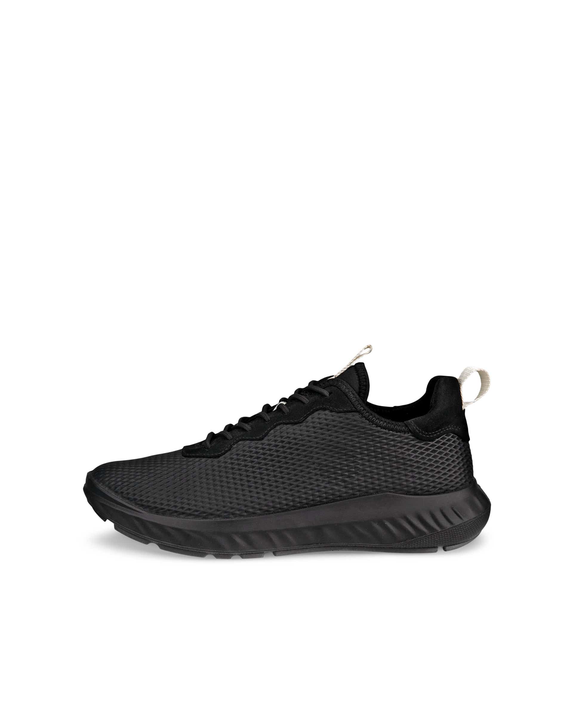 ECCO ATH 1F ウィメンズ レザースニーカー - ブラック - Outside