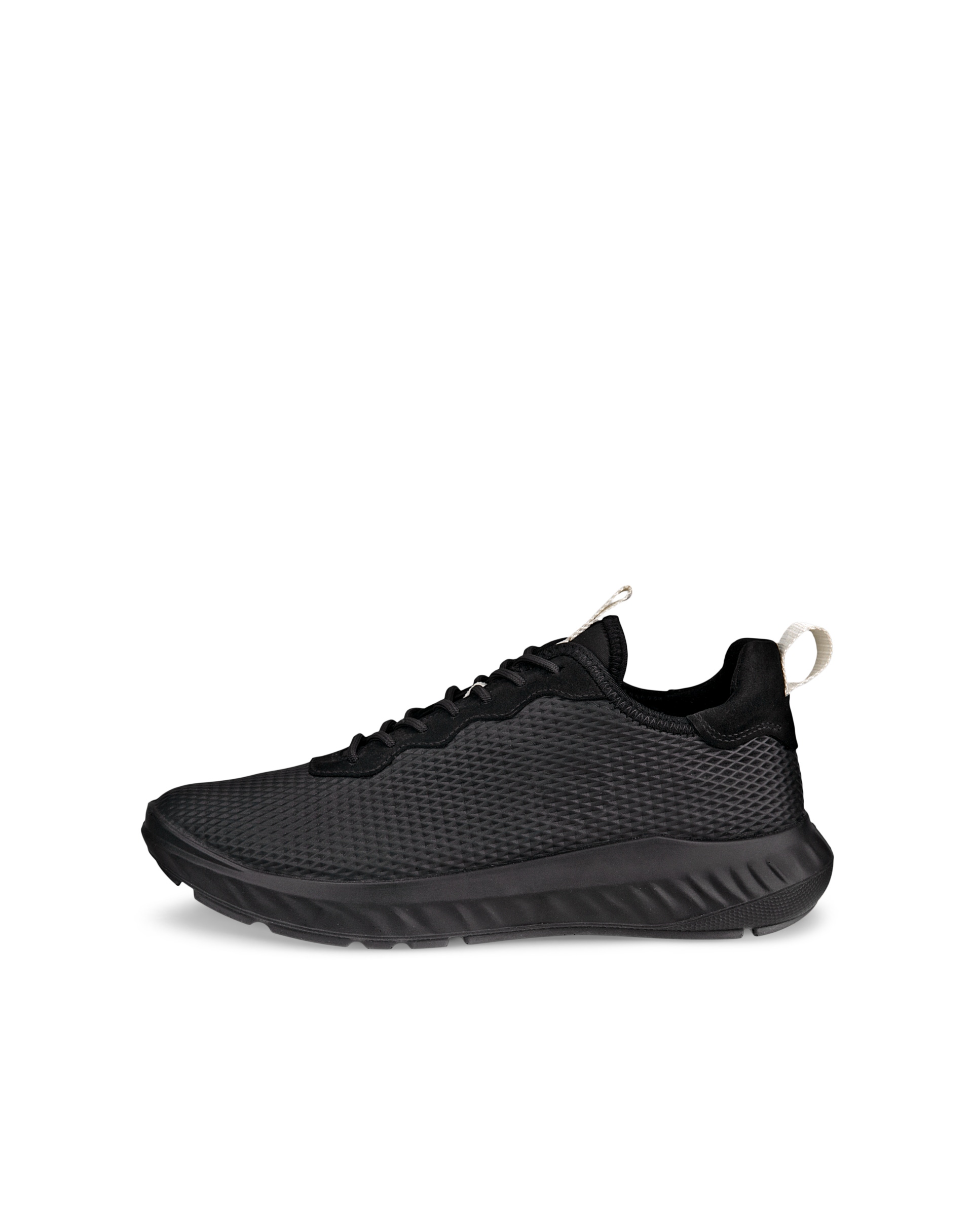 ECCO ATH 1F ウィメンズ レザースニーカー - ブラック - Outside