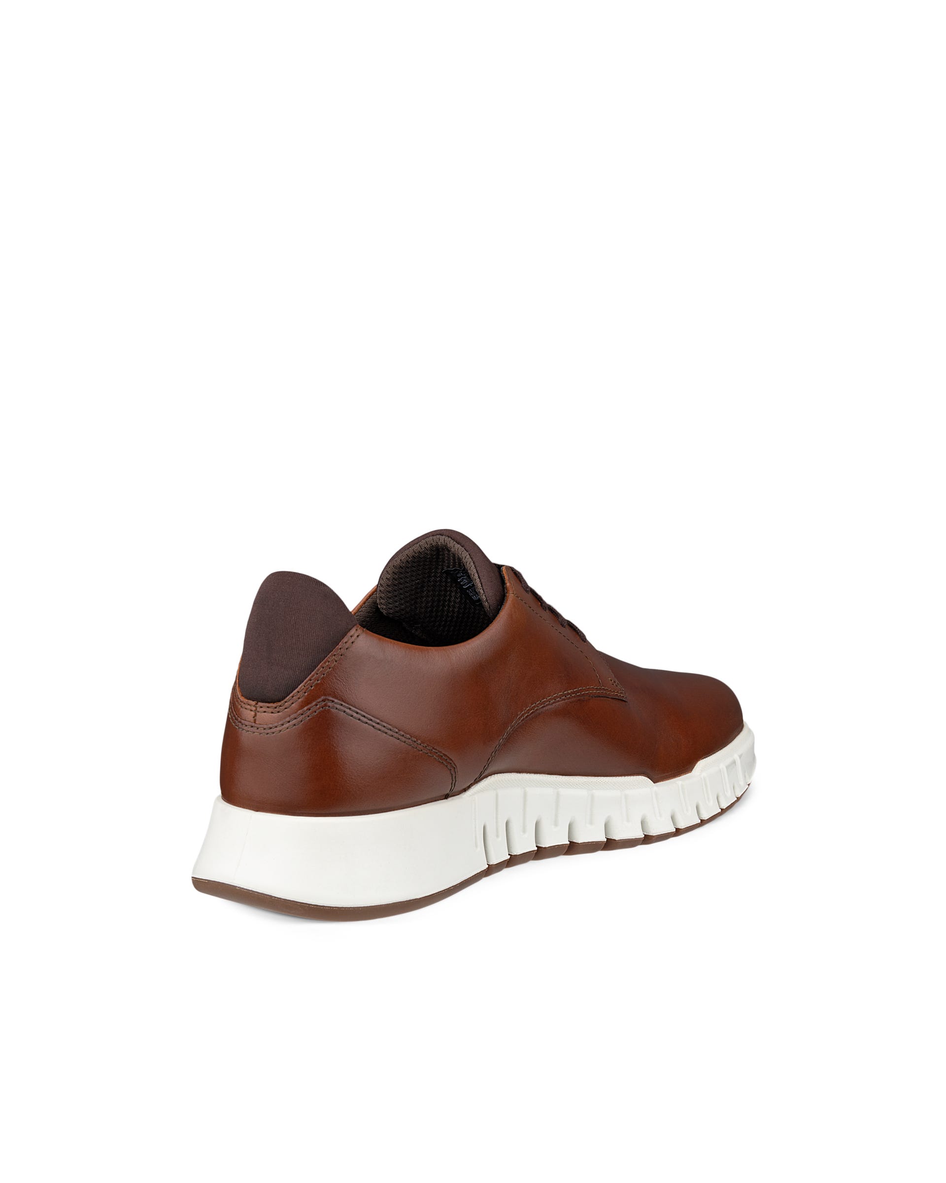 ECCO Gruuv Studio メンズ レザースニーカー - ブラウン - Back