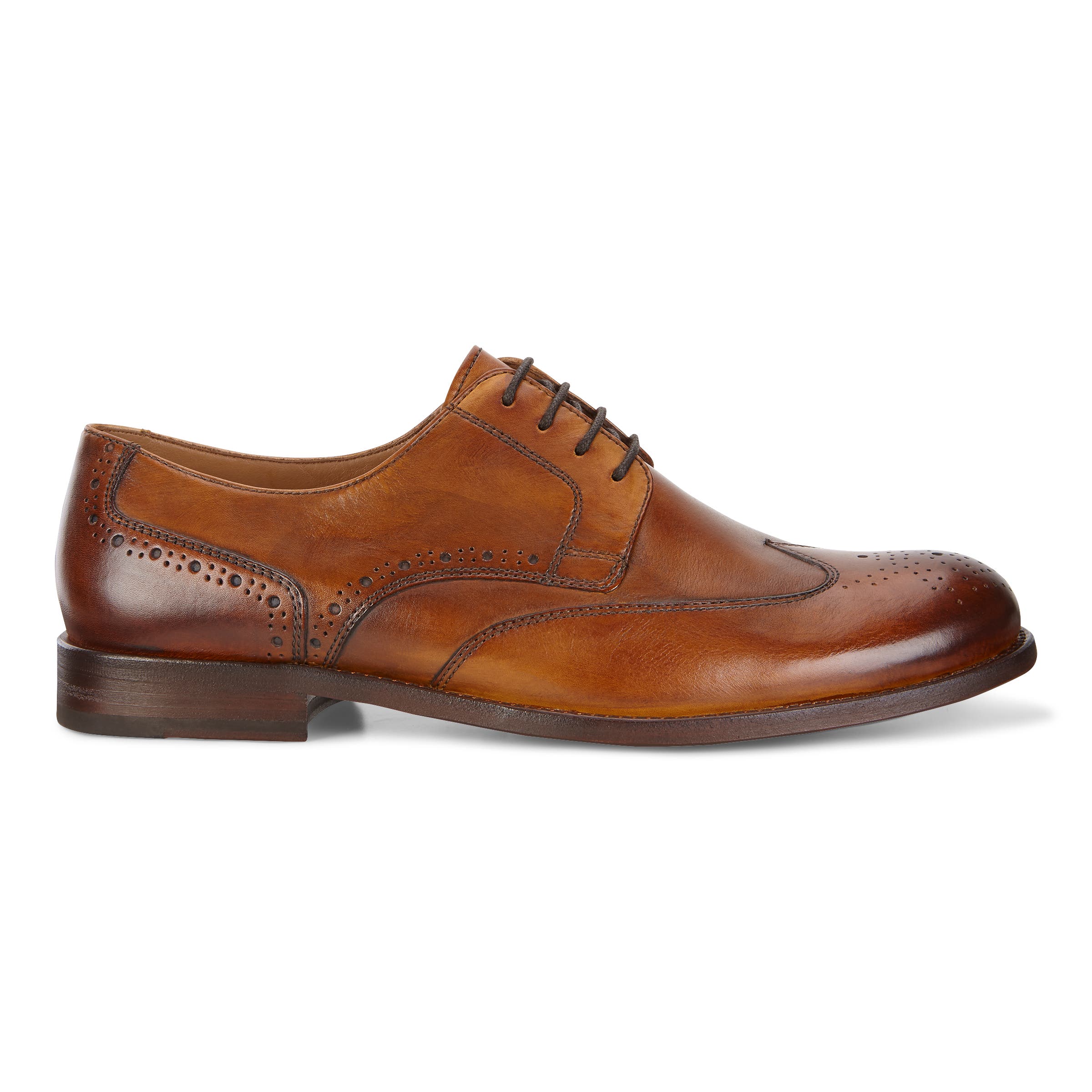 ?️ECCO Kenton Burnished Suede/Leather Lace Up Brogue Oxford Dress Shoes $_57.JPG?set_id=880000500F main image 3