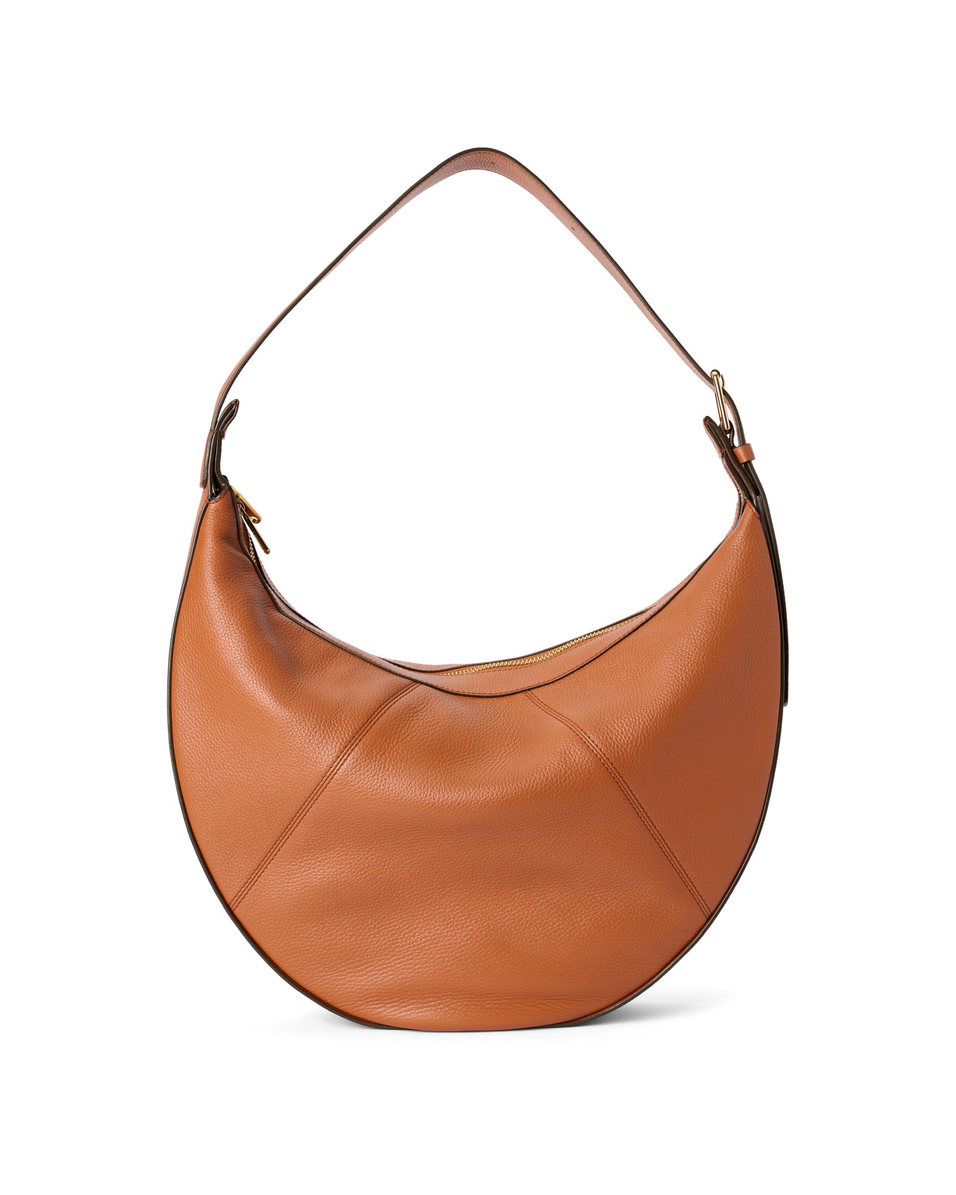 Skórzana torba hobo ECCO® Fortune Bag - Brązowy - Back