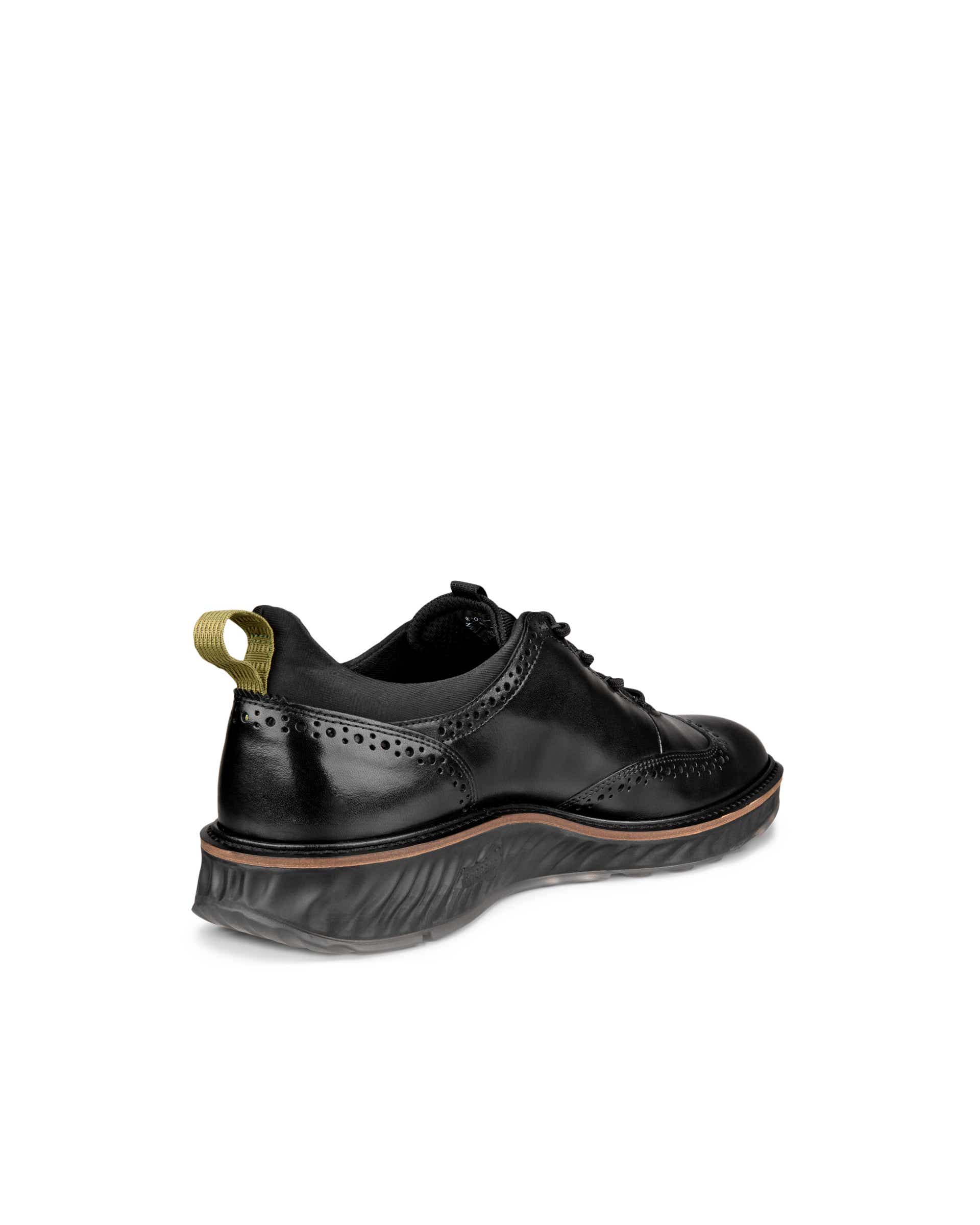 ECCO® ST.1 Hybrid Herren Derbyschuhe aus Leder - Schwarz - Back