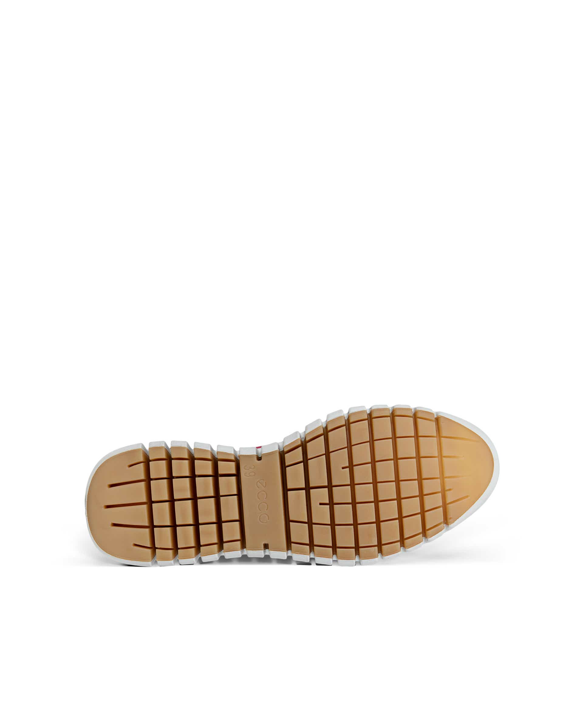 Dámské kožené tenisky ECCO® Gruuv - Růžová - Sole