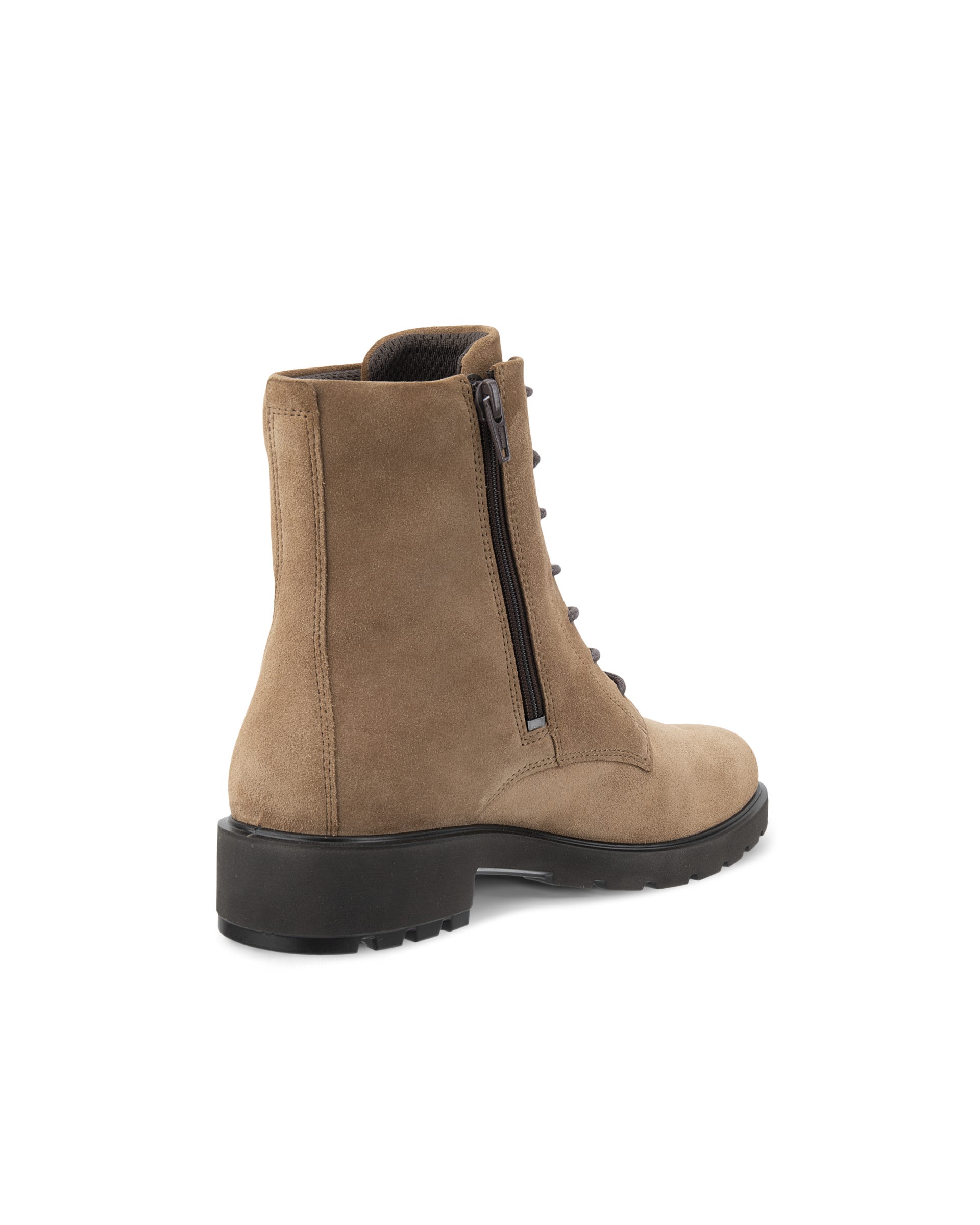 Women's ECCO® METROPOLE VIENNA Suede Mid-Cut Boot - Brown - Outside