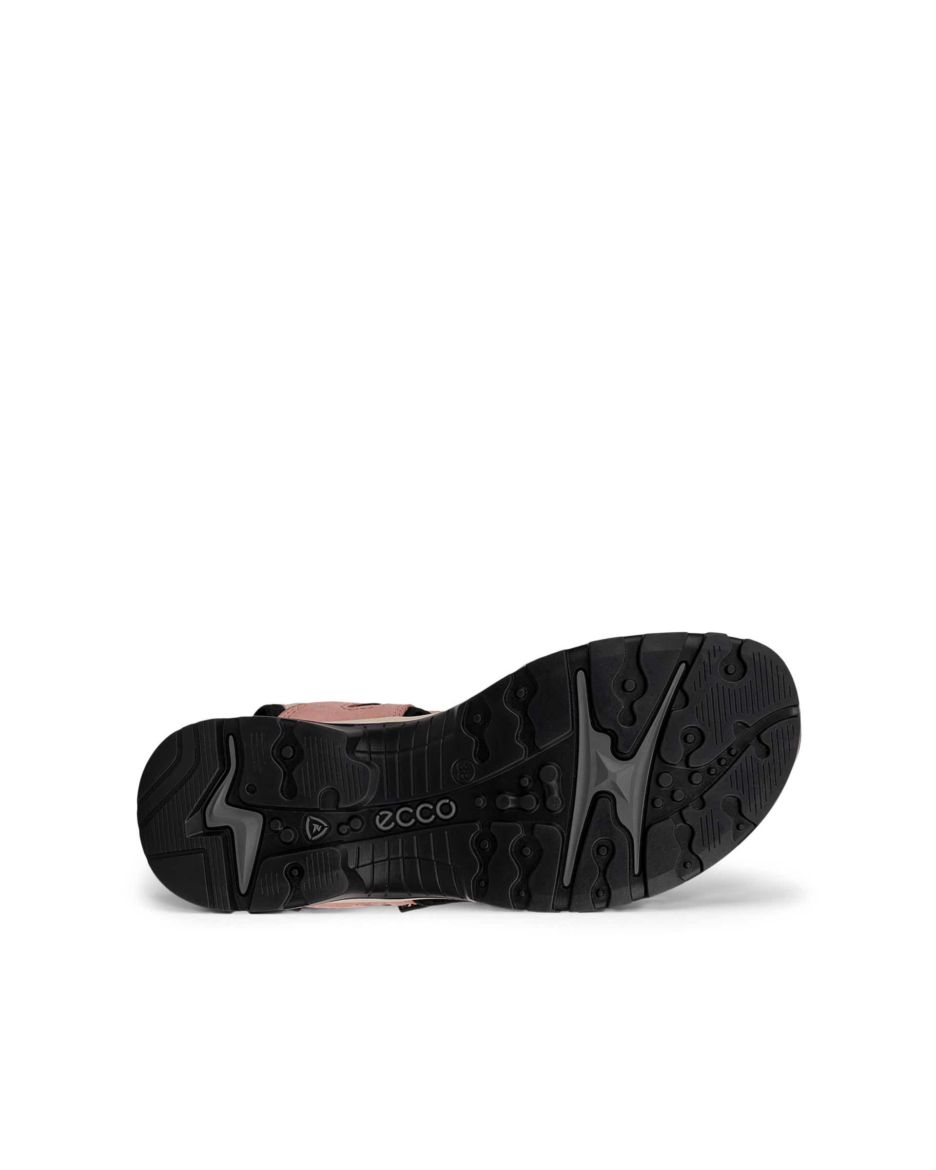 Women's ECCO® Offroad Yucatan Nubuck Walking Sandal - Pink - Sole