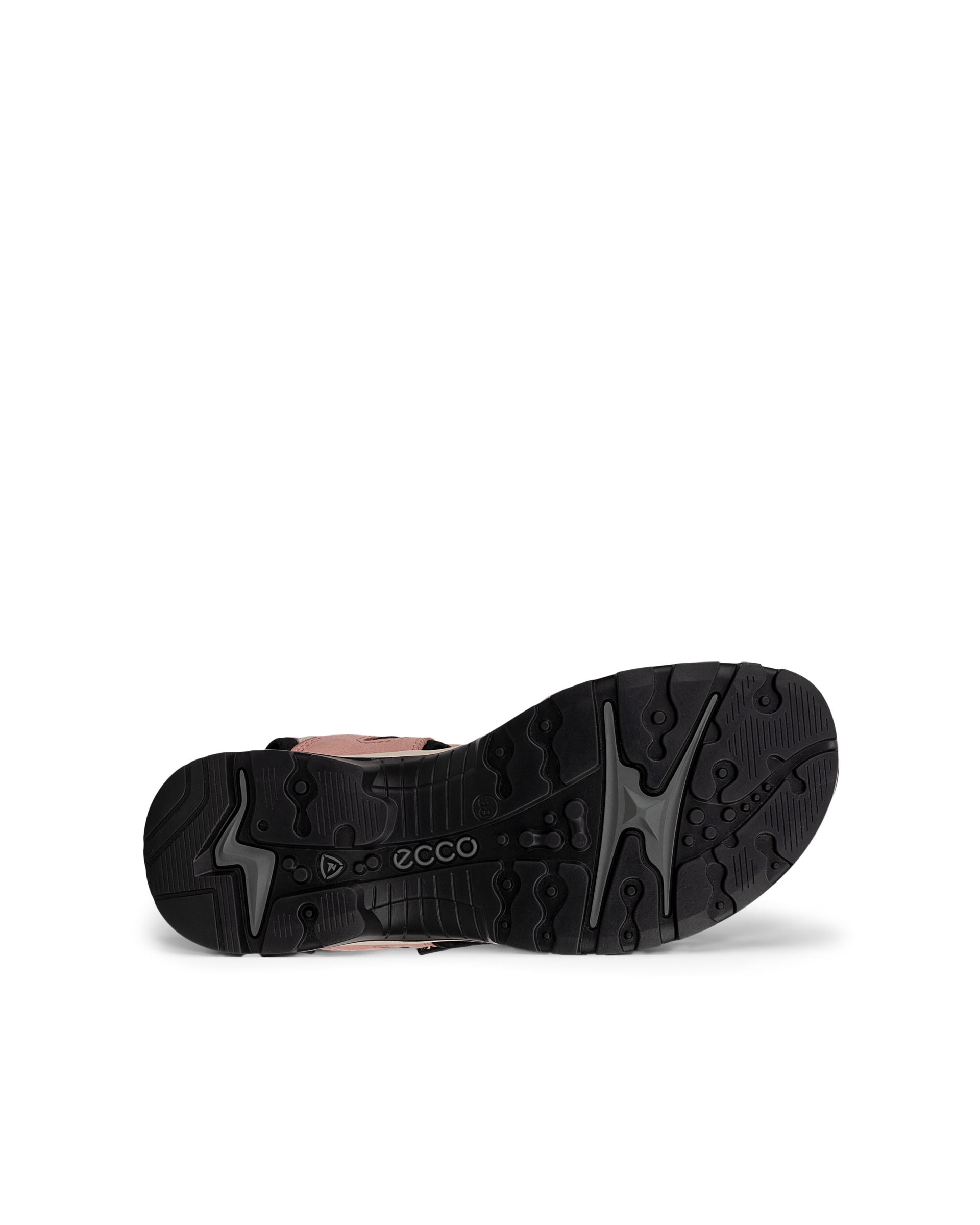 Women's ECCO® Offroad Yucatan Nubuck Walking Sandal - Pink - Sole