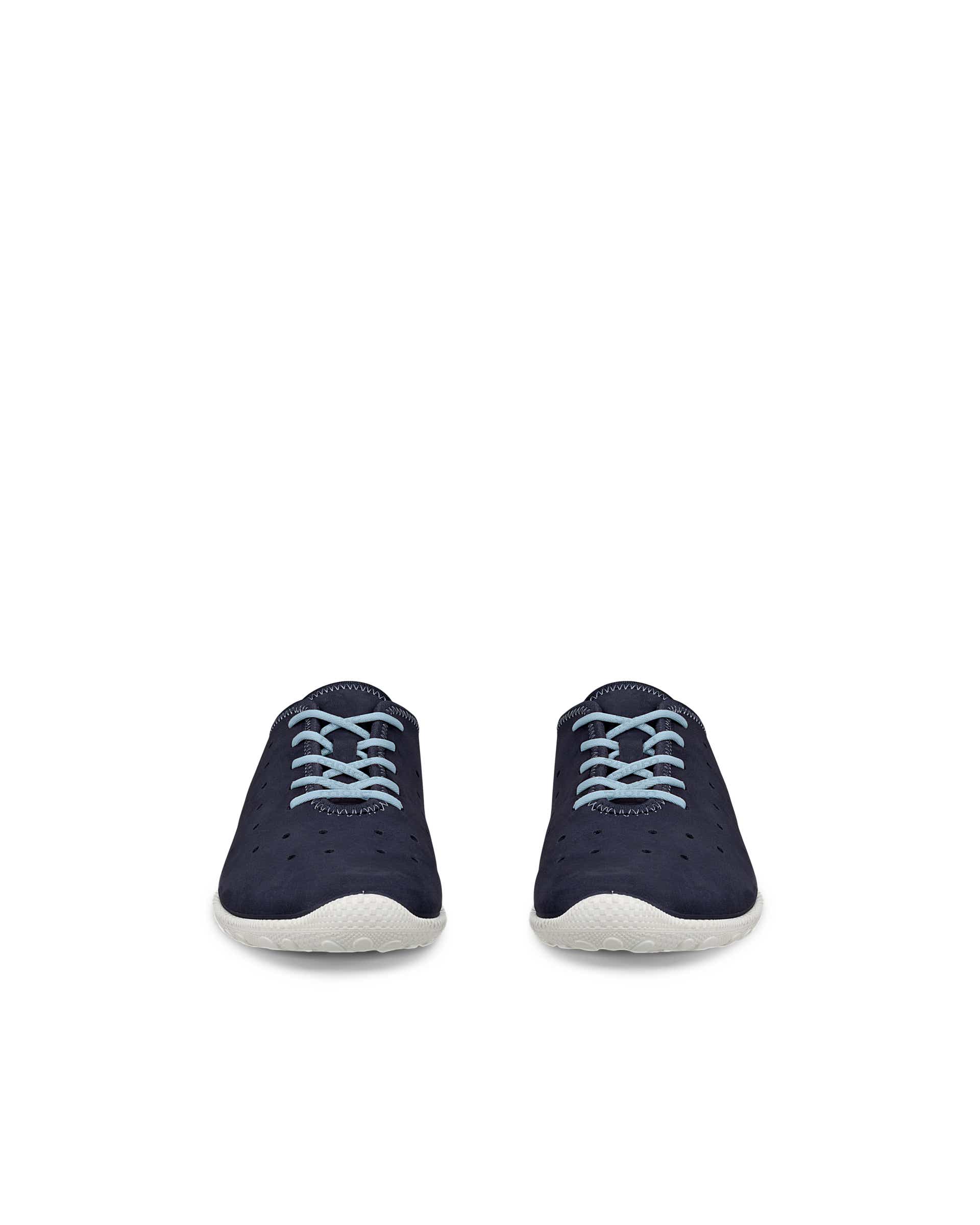 Damskie nubukowe sneakersy ECCO® BIOM EVERYDAY - Niebieski - Front pair