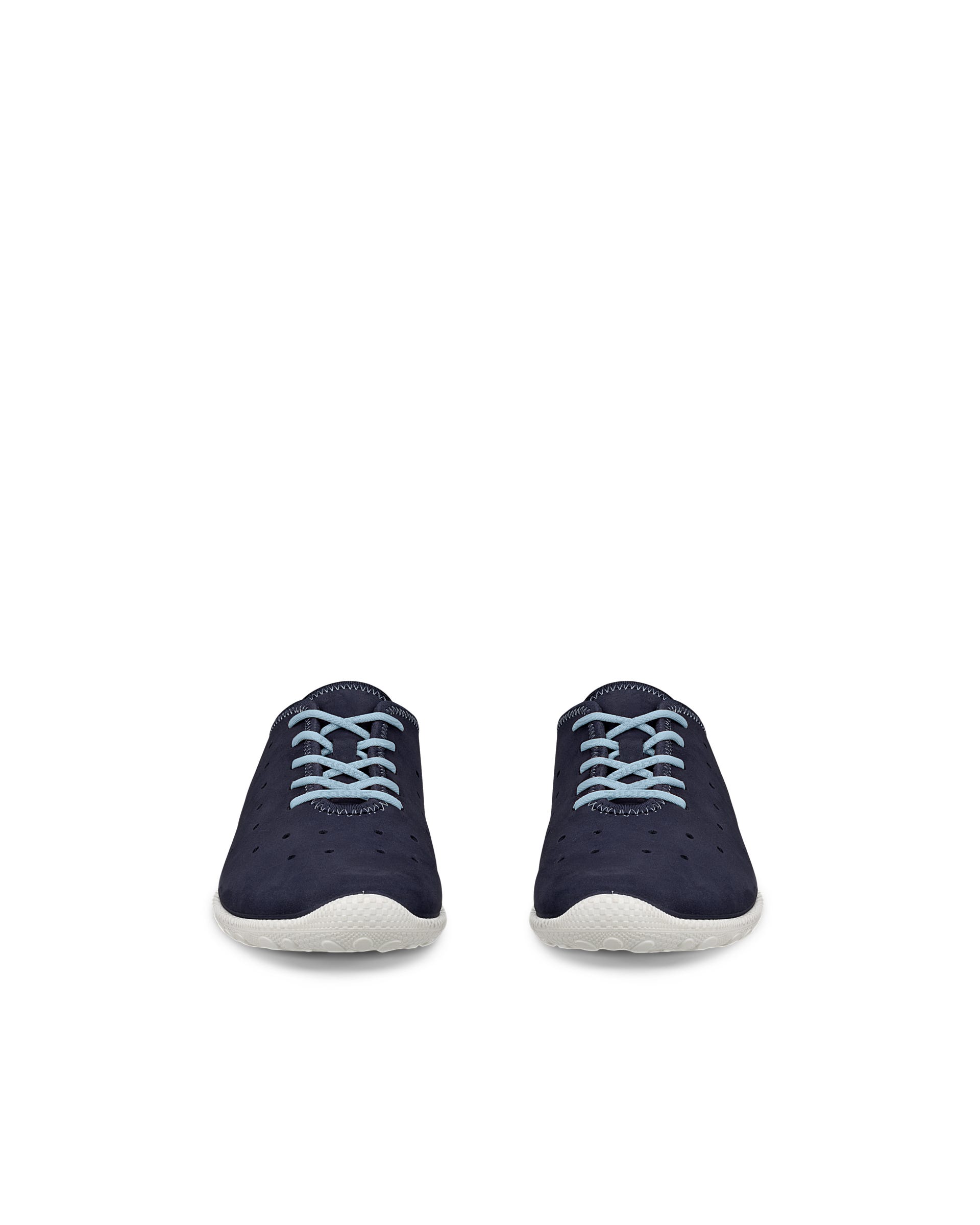 Damskie nubukowe sneakersy ECCO® BIOM EVERYDAY - Niebieski - Outside