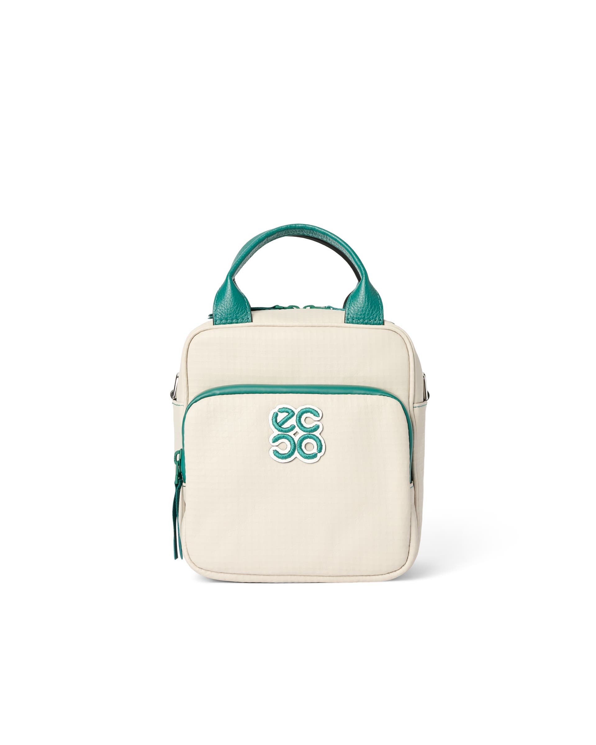 ECCO® Golf Zefer Leather Cart Bag - Beige - Detail-2