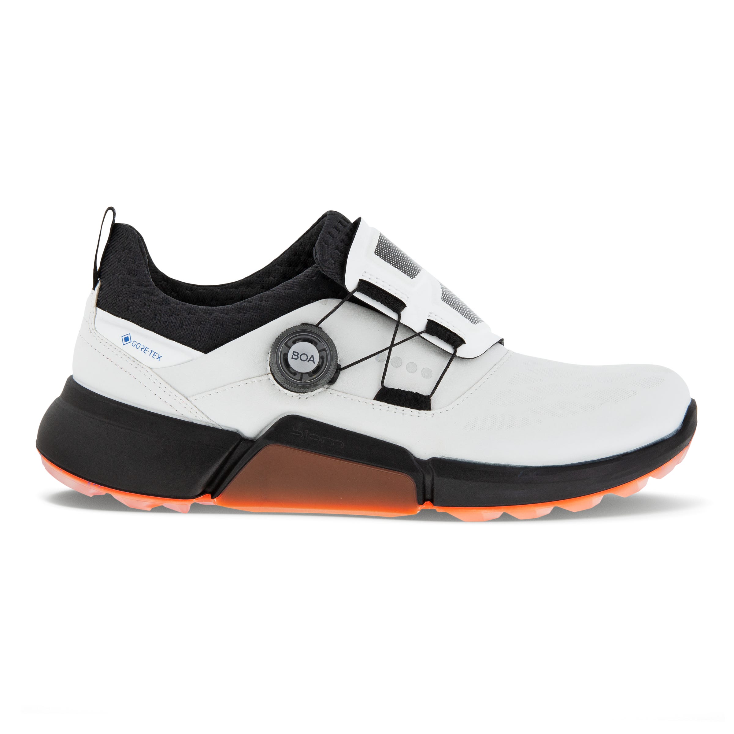 ECCO Golf Biom® H4 Performance Fit Men's Golf Shoe - White - Outside