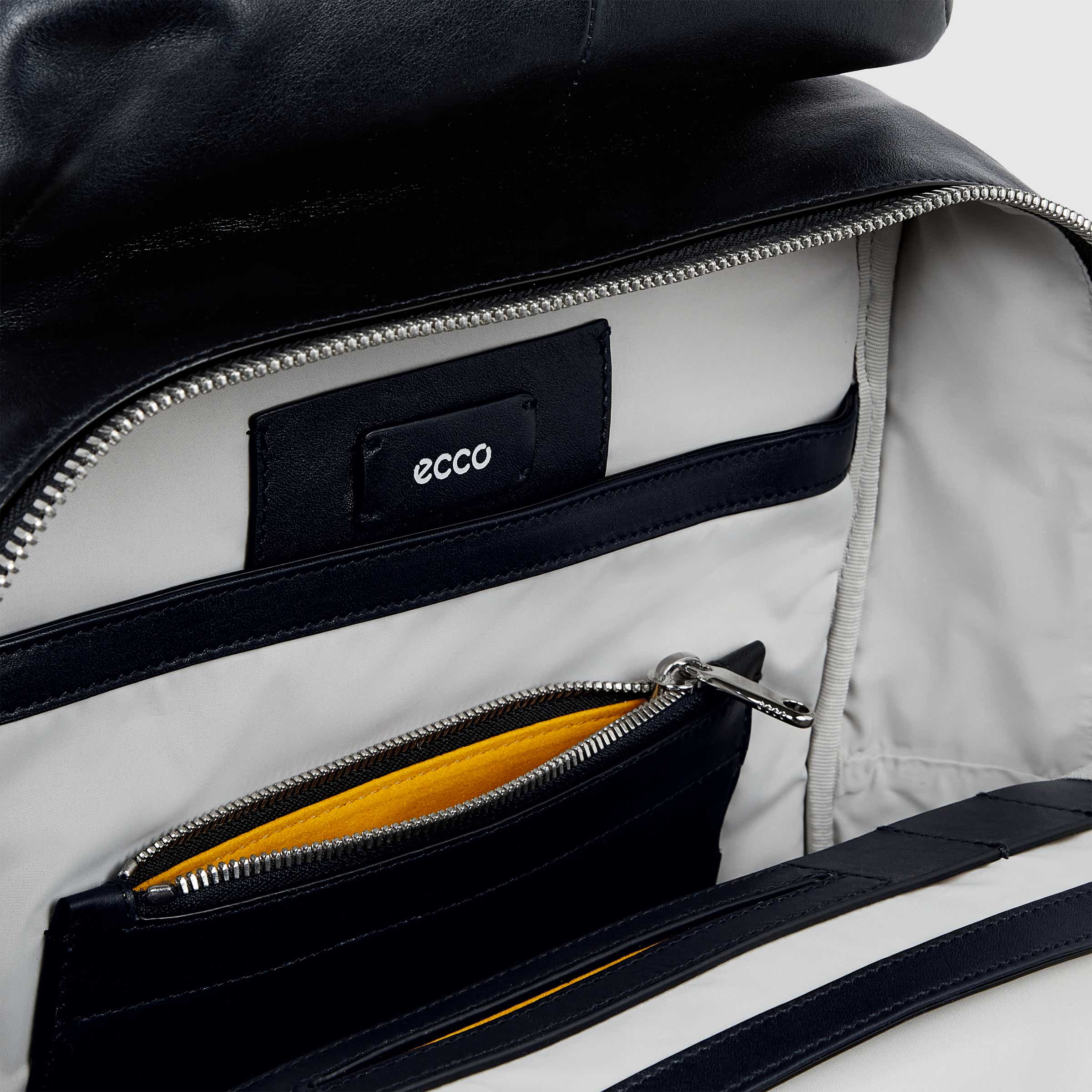 ECCO® Journey Leather Backpack - Blue - Inside