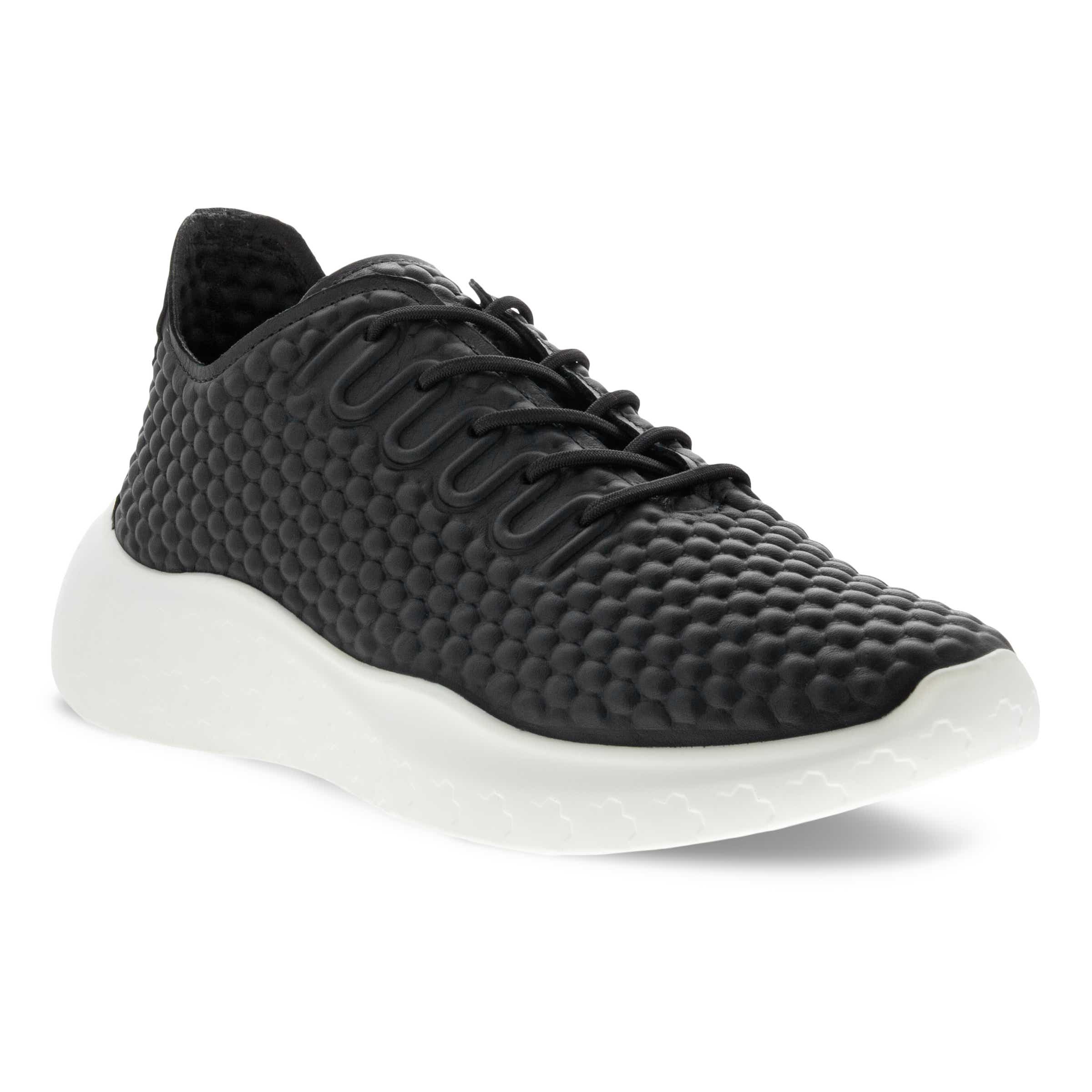 ECCO Therap メンズ レザースニーカー | ブラック