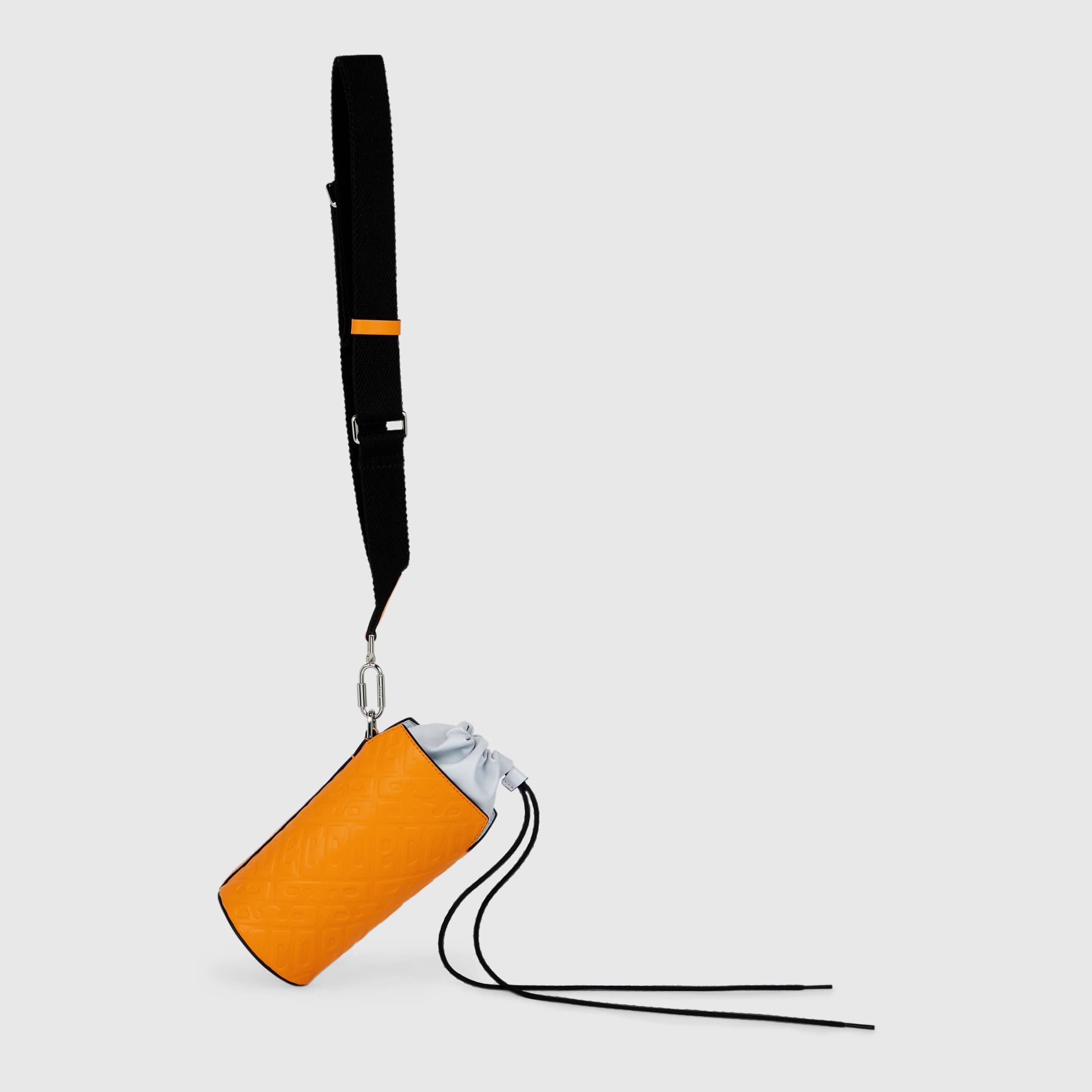 ECCO® E Pot Sling Monogram Leather Crossbody Bag - Orange - Main