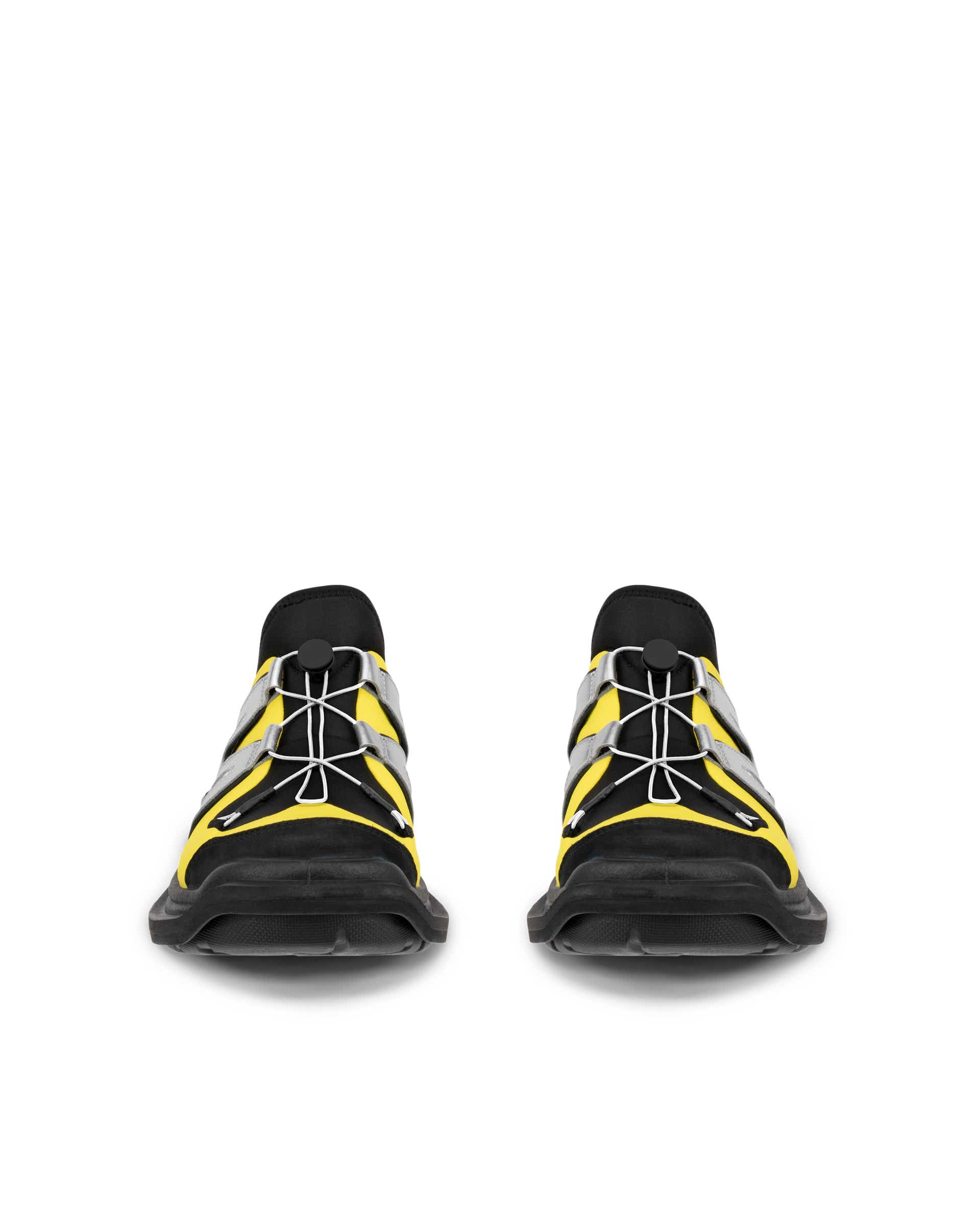 Women's ECCO® Offroad Leather Outdoor Ankle Boot - Yellow - Front pair