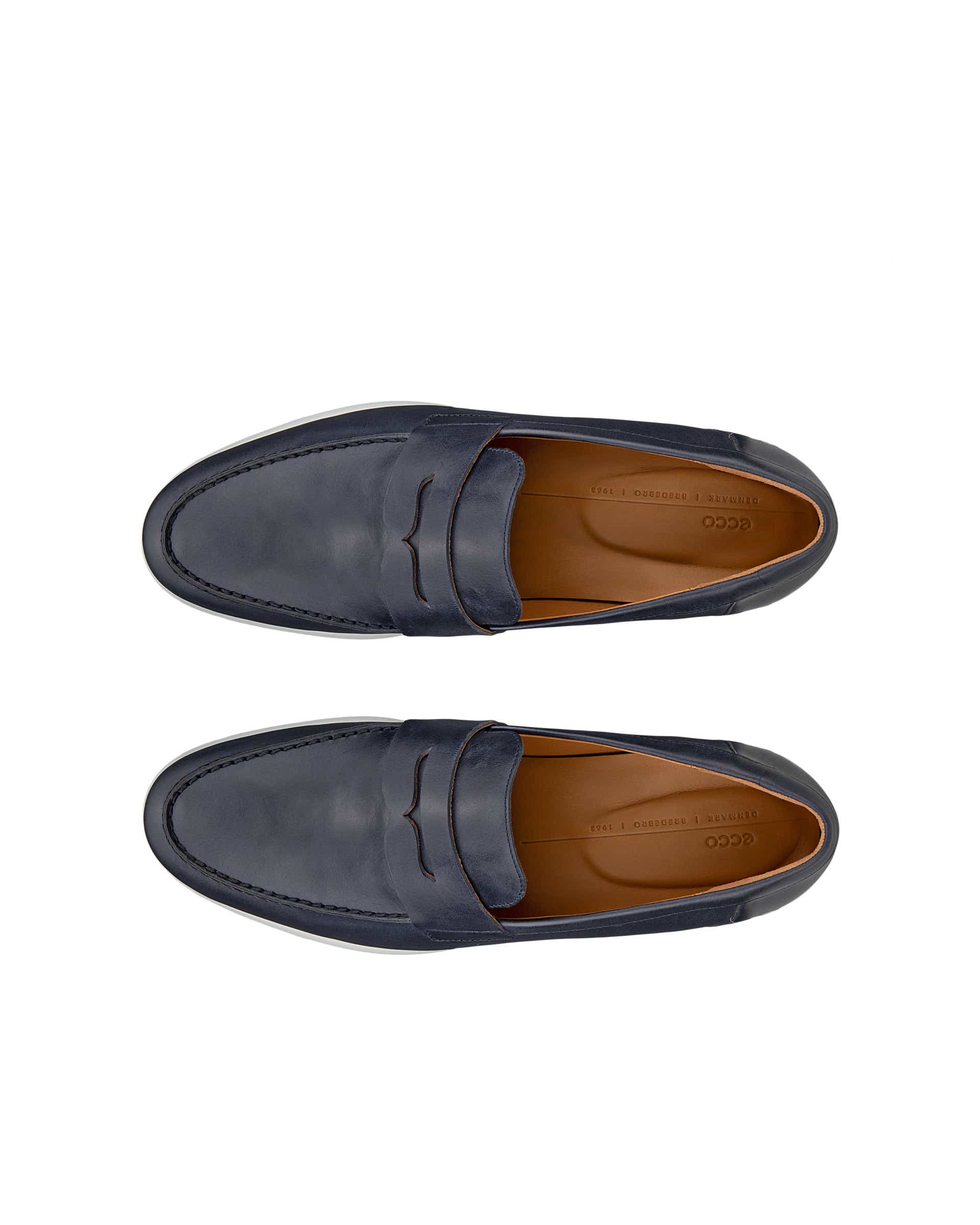 ECCO® METROPOLE VERONA mokkasiner i læder til herrer - Blå - Top left pair