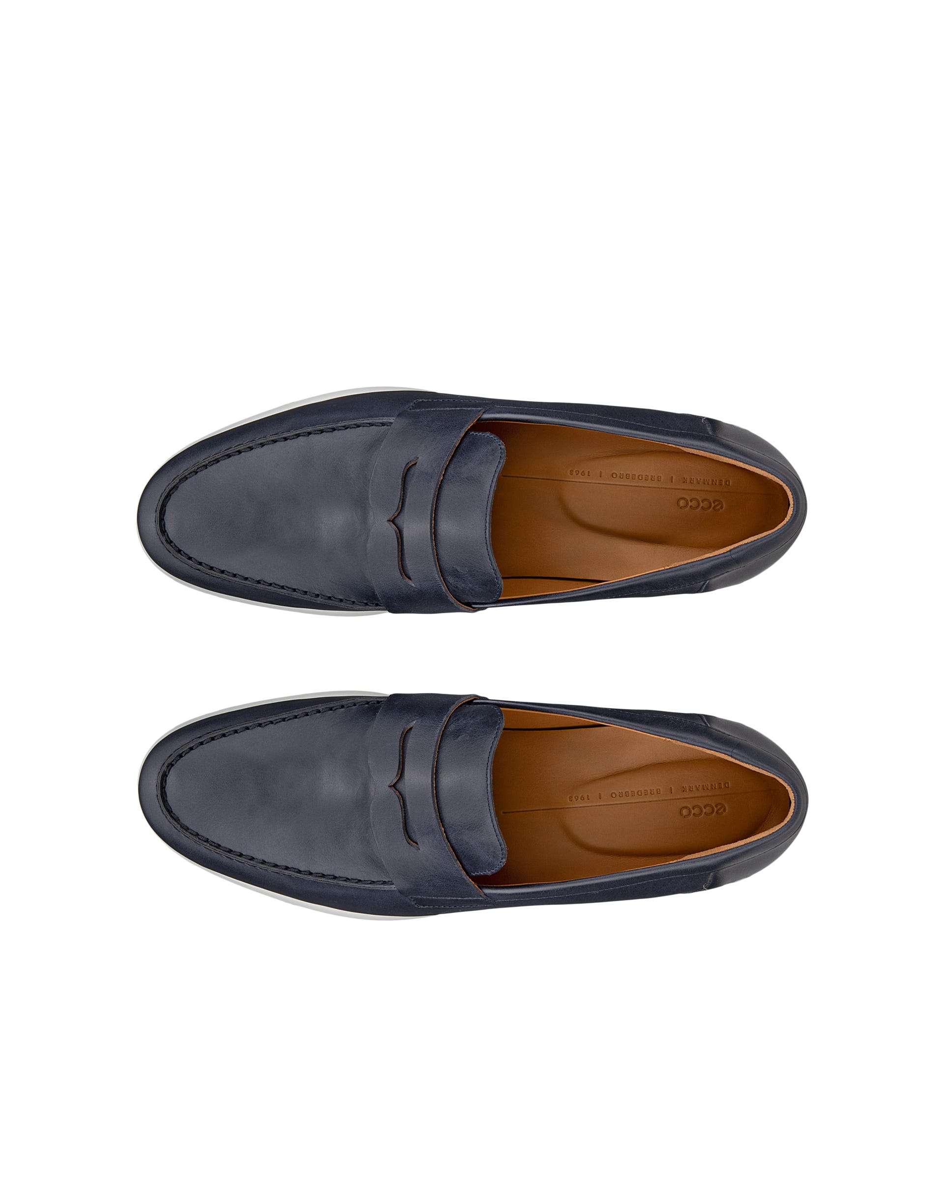 ECCO® METROPOLE VERONA mokkasiner i læder til herrer - Blå - Top left pair