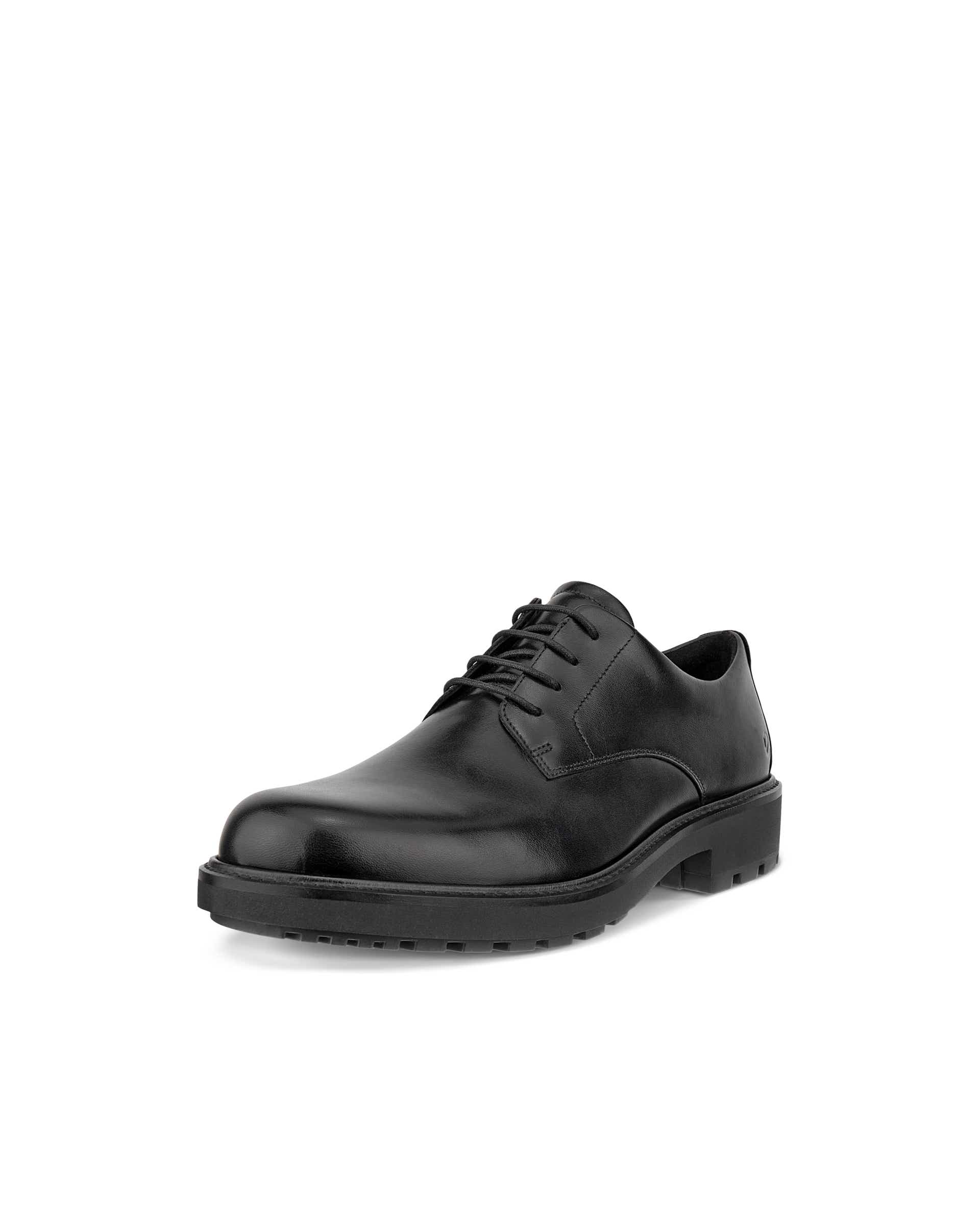 ECCO Metropole Oslo メンズ レザーダービーシューズ | ブラック ECCO Metropole Oslo メンズ レザーダービーシューズ | ブラック