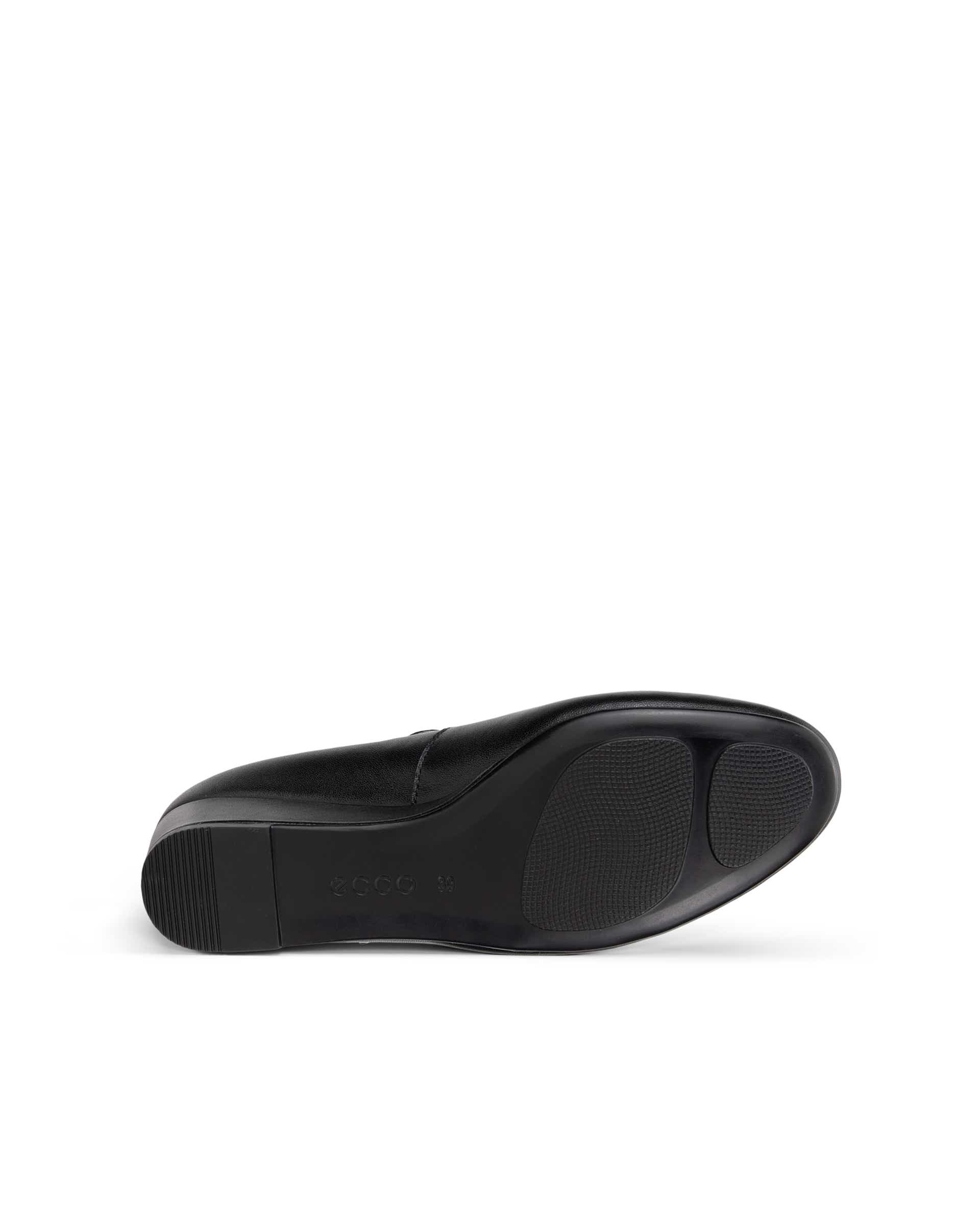 ECCO® ELEVATE WEDGE babies en cuir pour femme - Noir - Sole