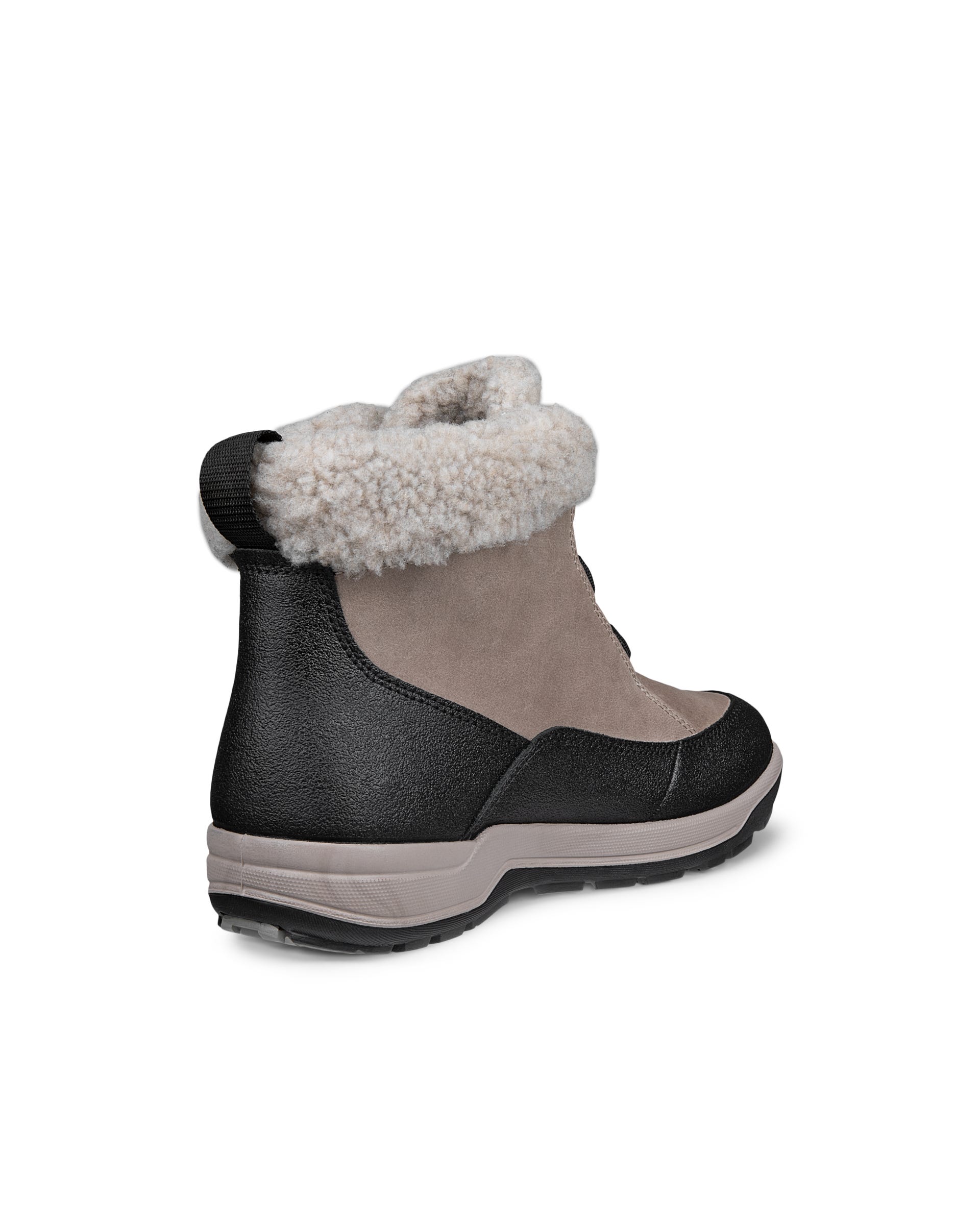 Women's ECCO® TRACE LITE Nubuck Waterproof Winter Boot - Grey - Outside