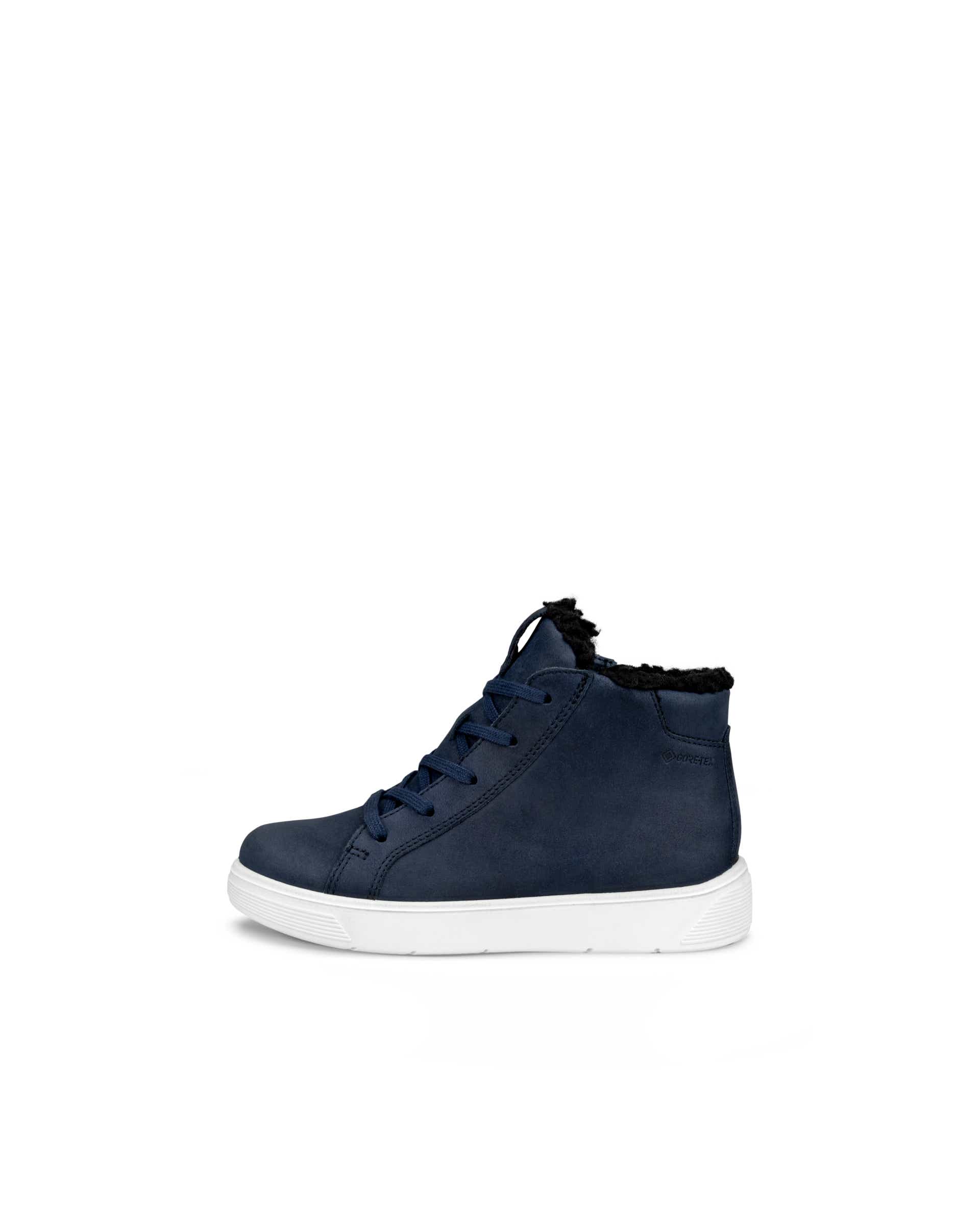 ECCO® Street Tray Gore-Tex sko i nubuck til børn - Blå - Outside