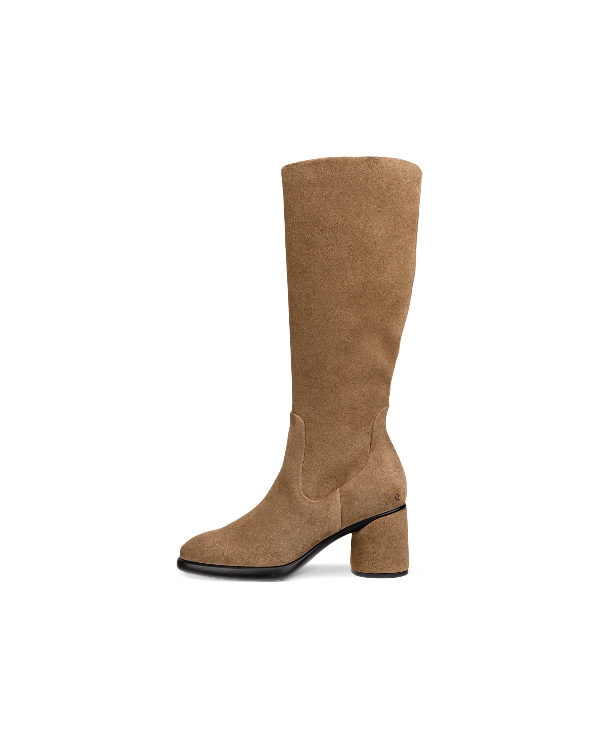 ECCO® SCULPTED LX 55 Damen Hoher Stiefel aus Veloursleder - Braun - Outside
