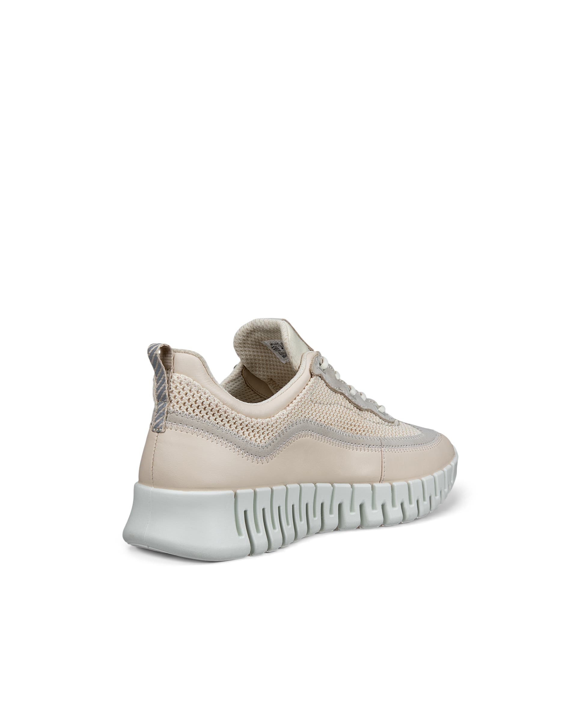 ECCO® GRUUV Damen Ledersneaker - Beige - Back