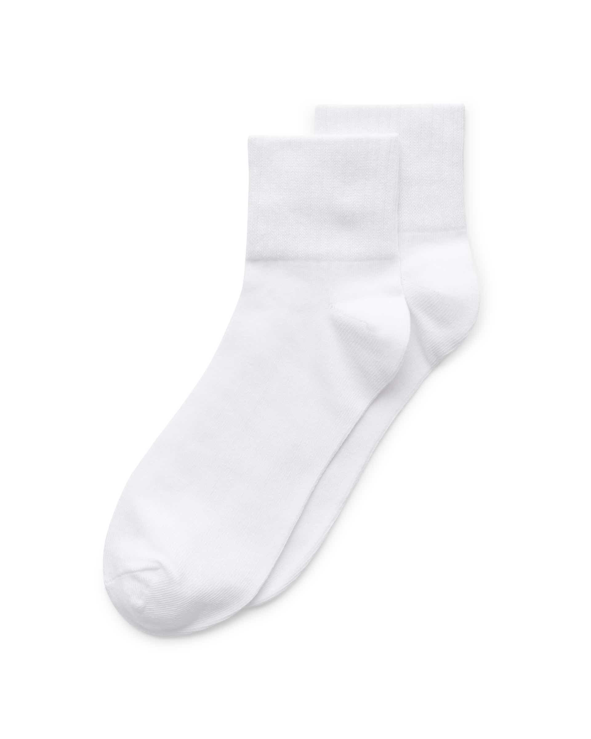 ECCO Retro Ankle-cut 2-pack Quality Sports Socks - White