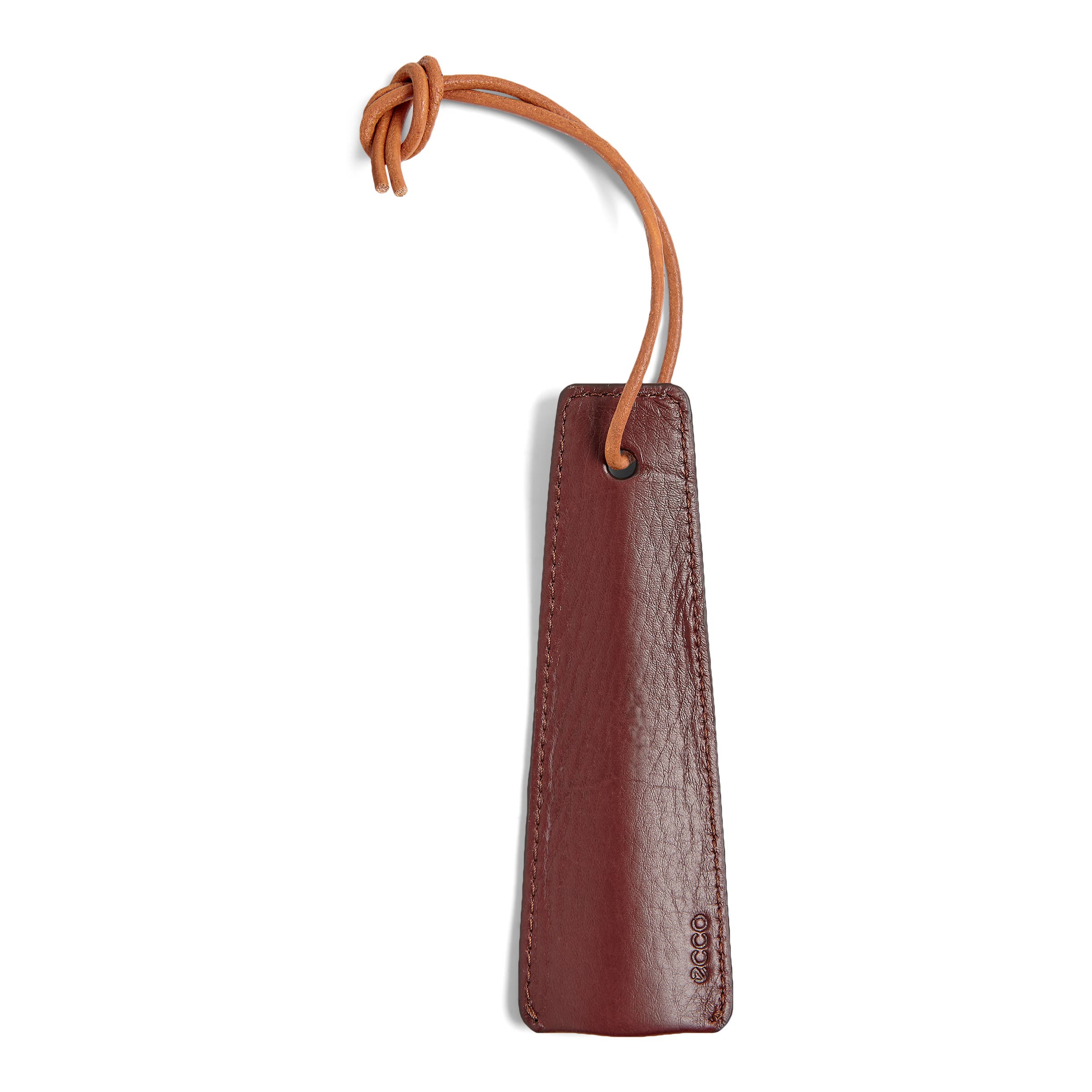 ECCO® Leather Shoe Horn - Brown - Back