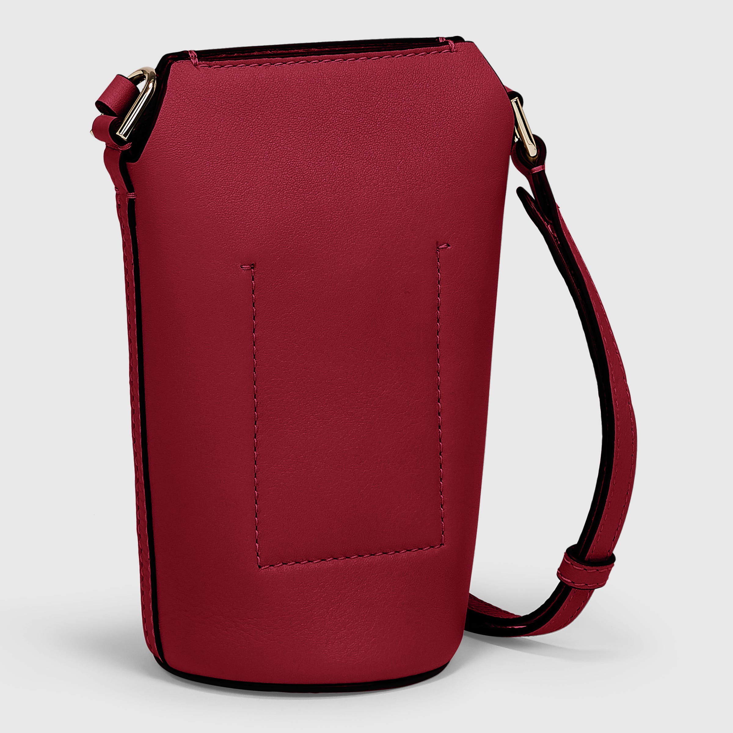 ECCO® Pot Leather Crossbody Bag - Red - Back