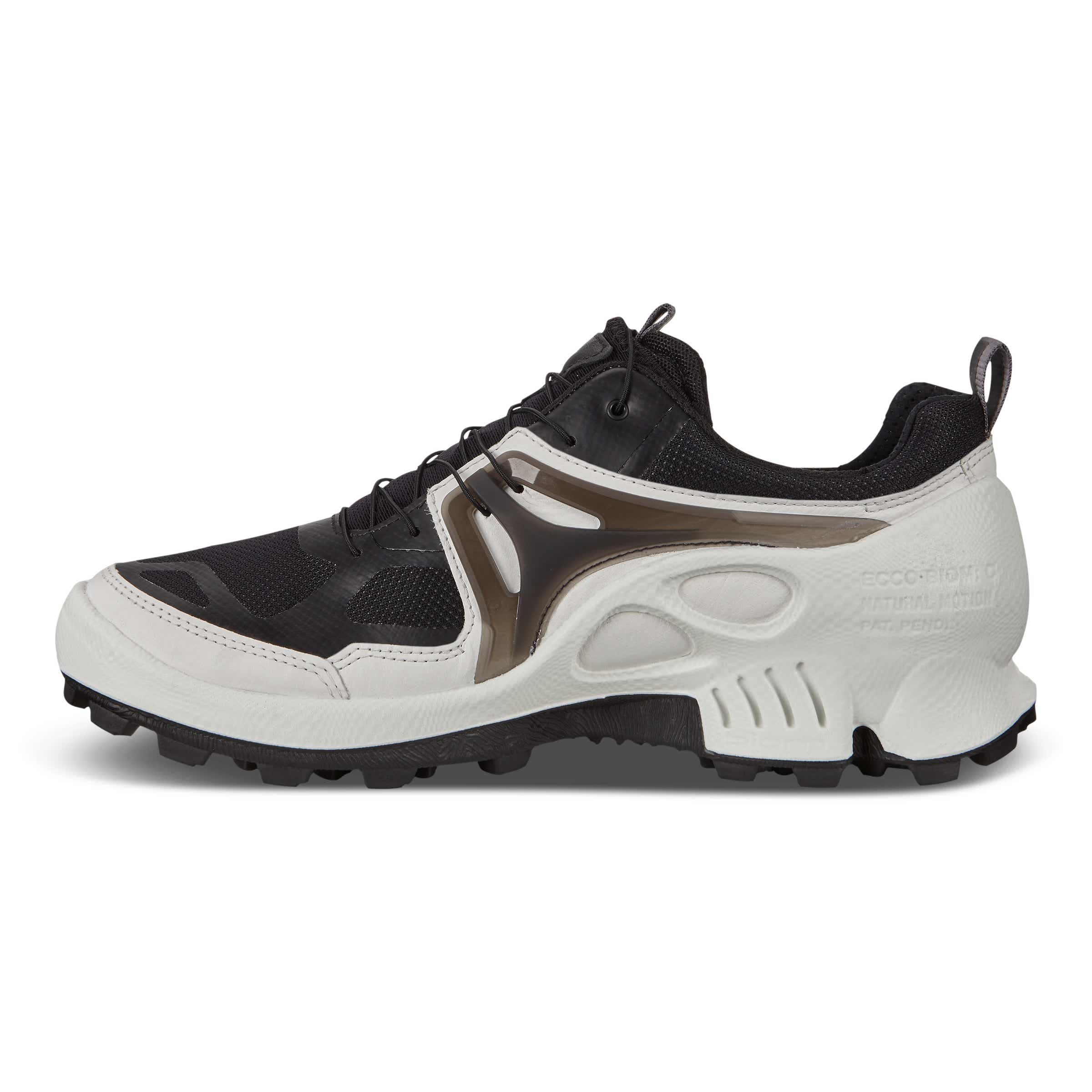 Men's ECCO® BIOM C-Trail Textile Gore-Tex Outdoor Sneaker - White - Inside