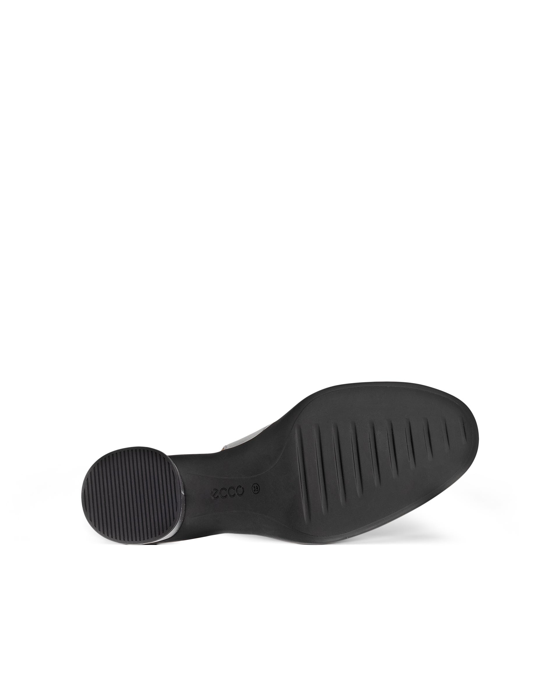 Pompe à talon avec bride au talon en cuir ECCO® Sculpted LX 55 pour femme - Métallique - Sole