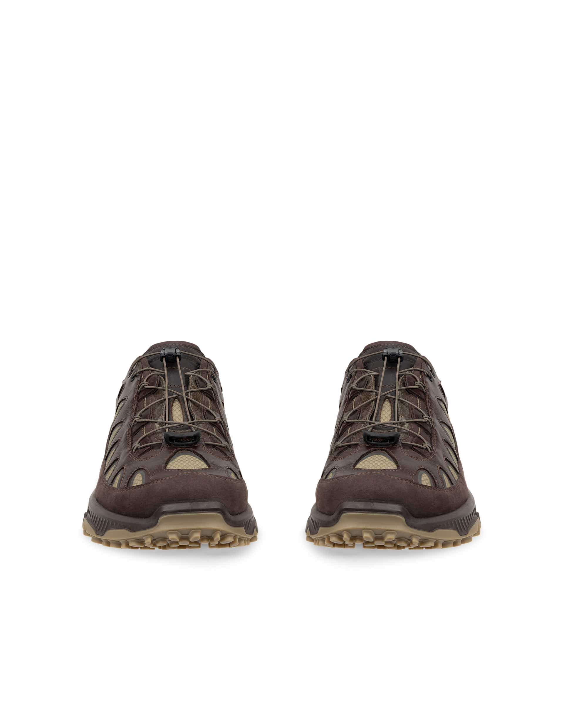 ECCO RECEPTOR XP MEN メンズ レザーシューズ - ブラウン - Front pair