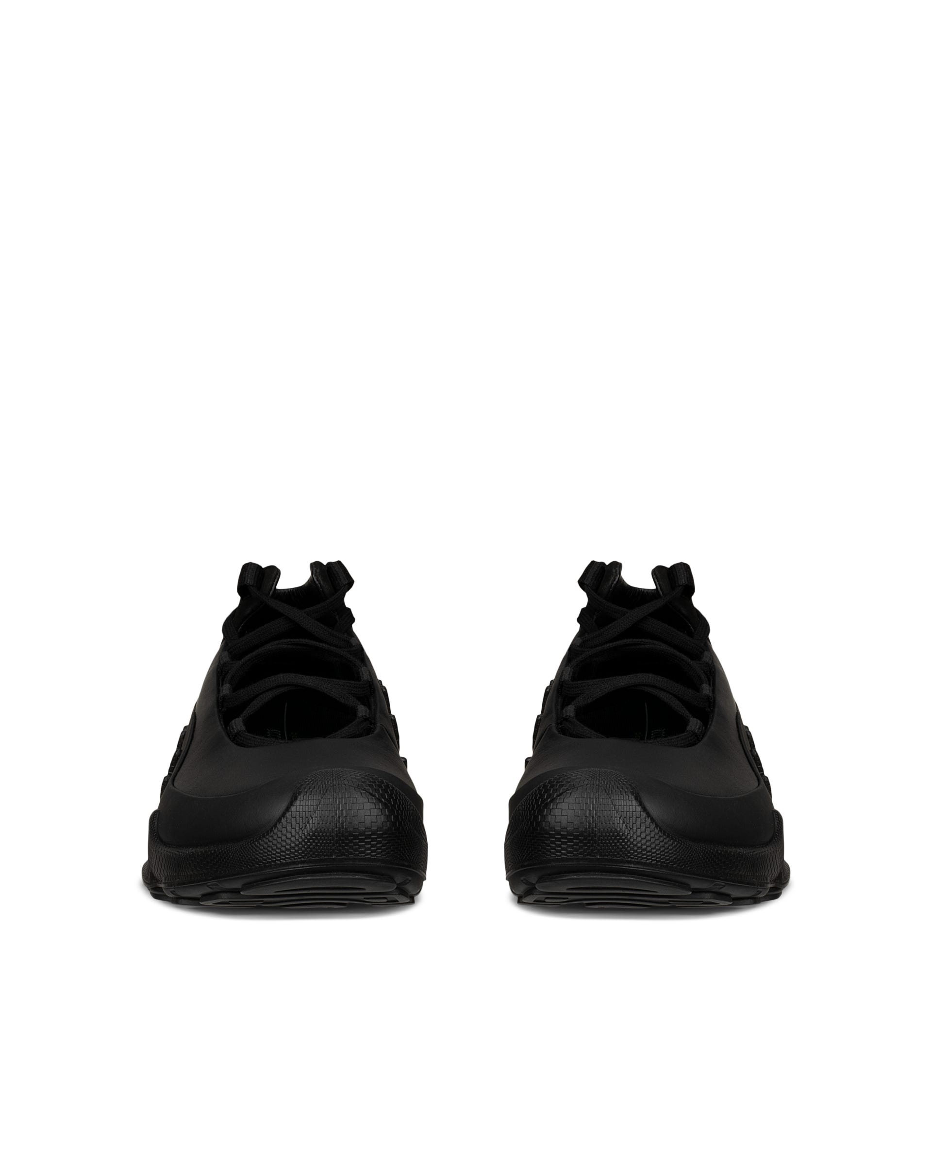 ECCO® BIOM AEX baskets sans lacets en cuir pour femme - Noir - Front pair