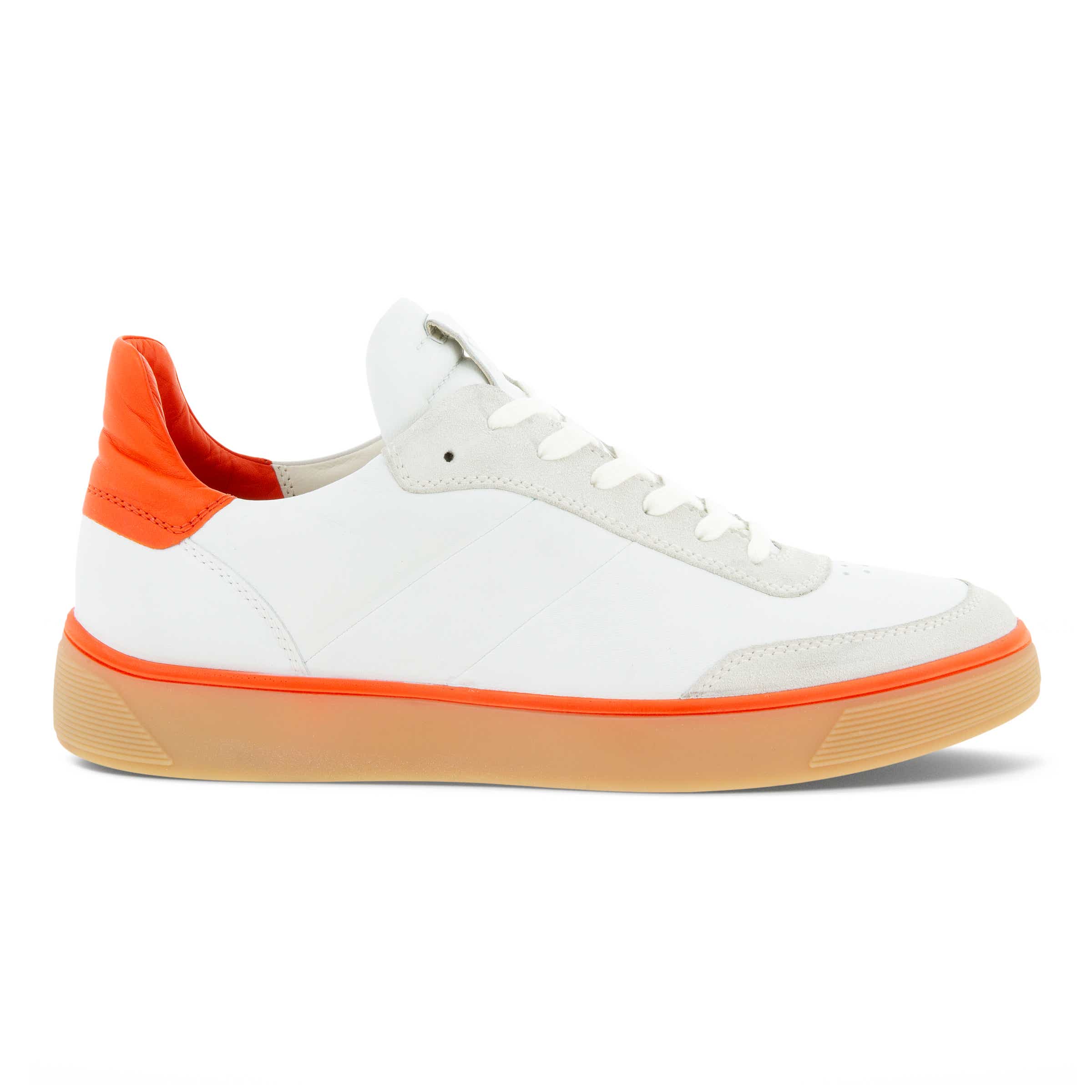 ECCO Men Chaussure Lacée Street Tray Sneaker - White - Outside