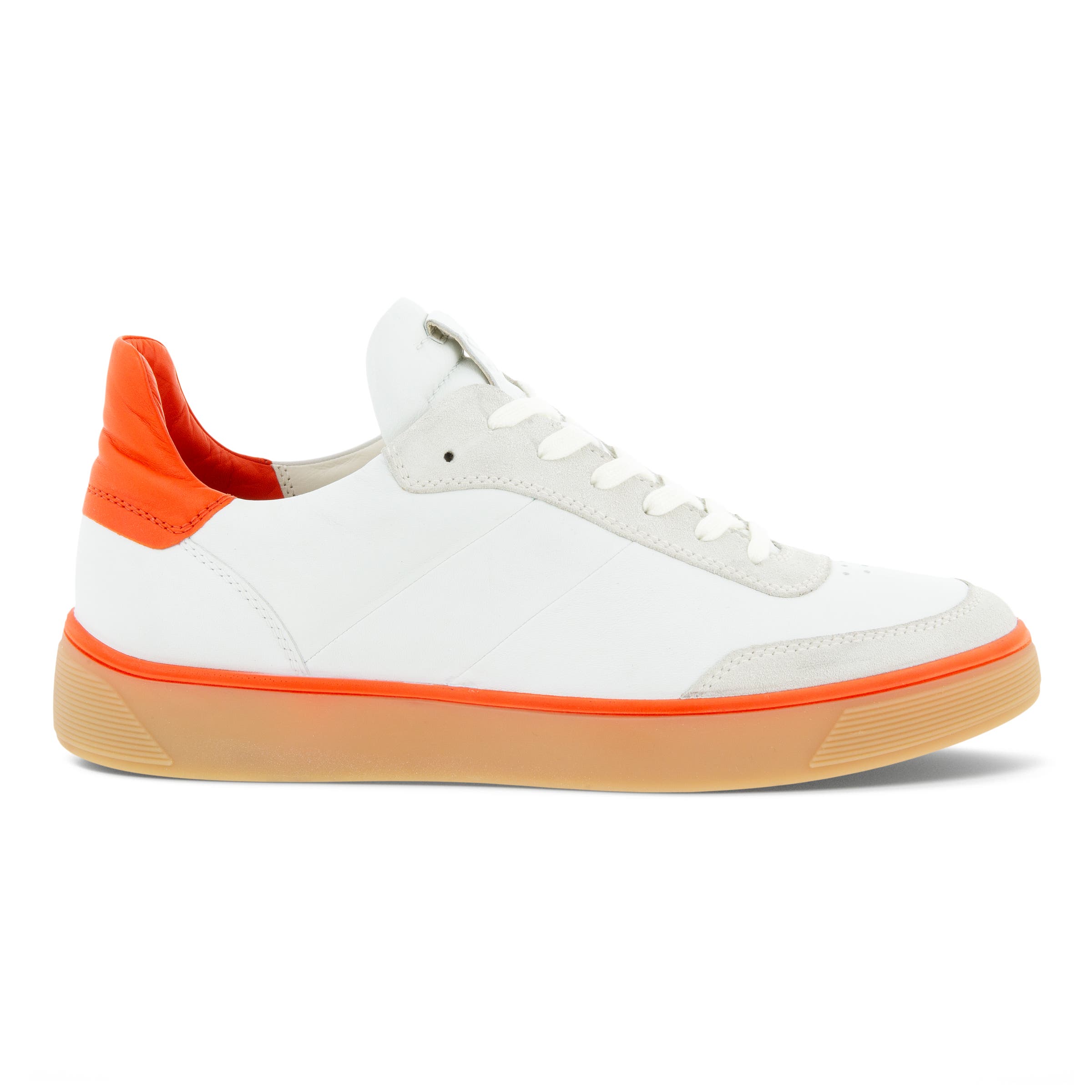 ECCO Men Chaussure Lacée Street Tray Sneaker - White - Outside