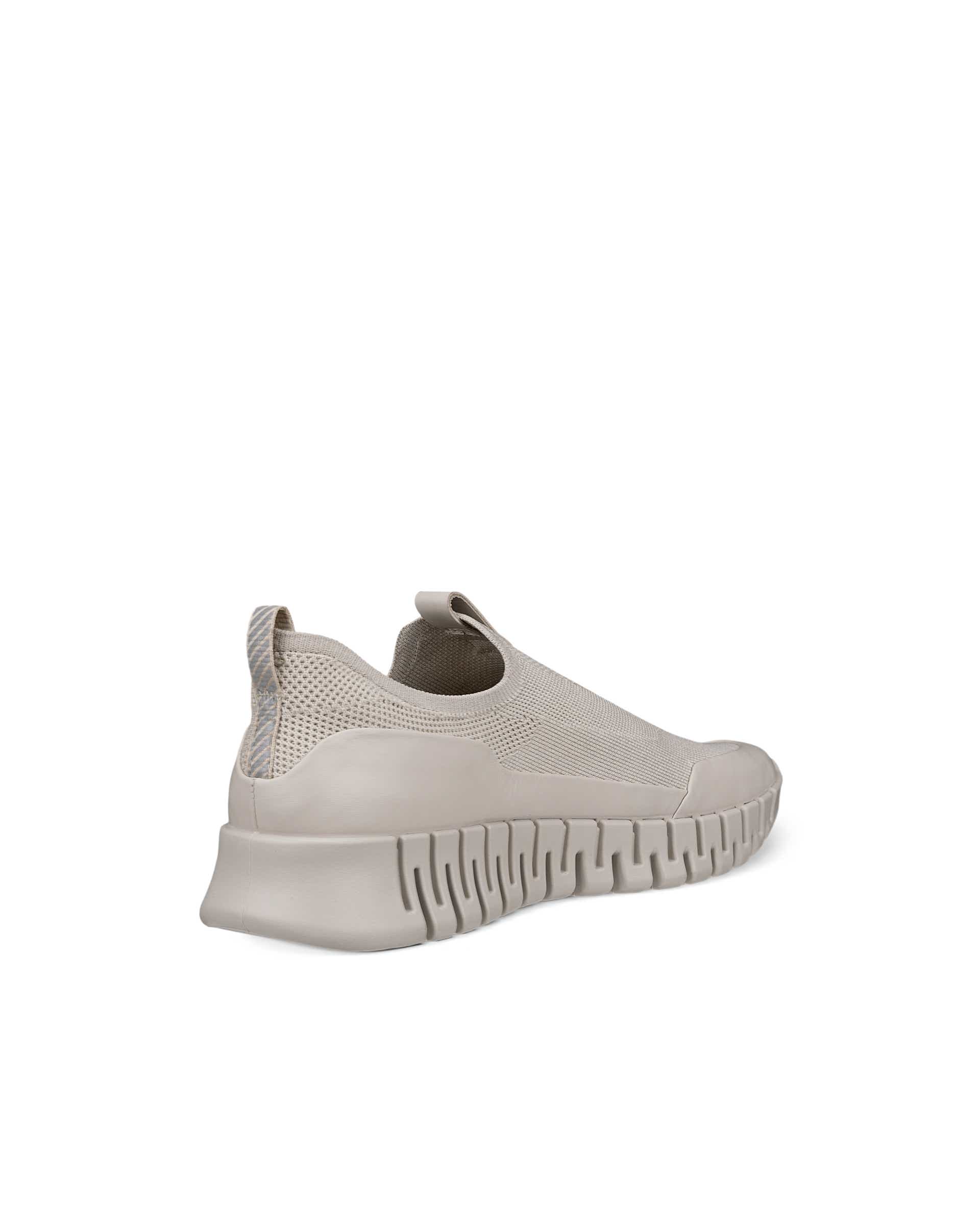 ECCO® GRUUV baskets en toile pour femme - Beige - Back