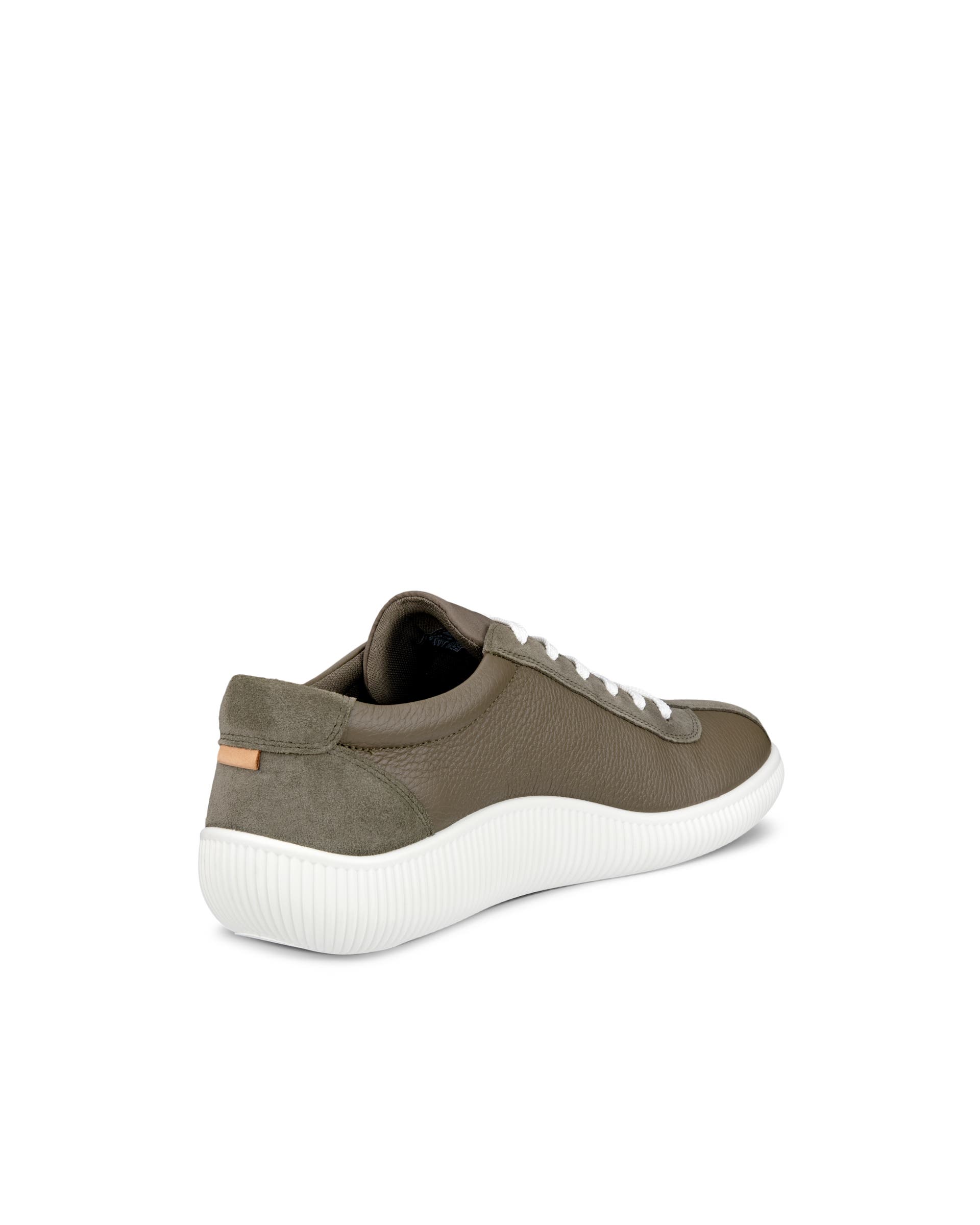 ECCO soft zero MEN メンズ レザースニーカー - ブラウン - Back