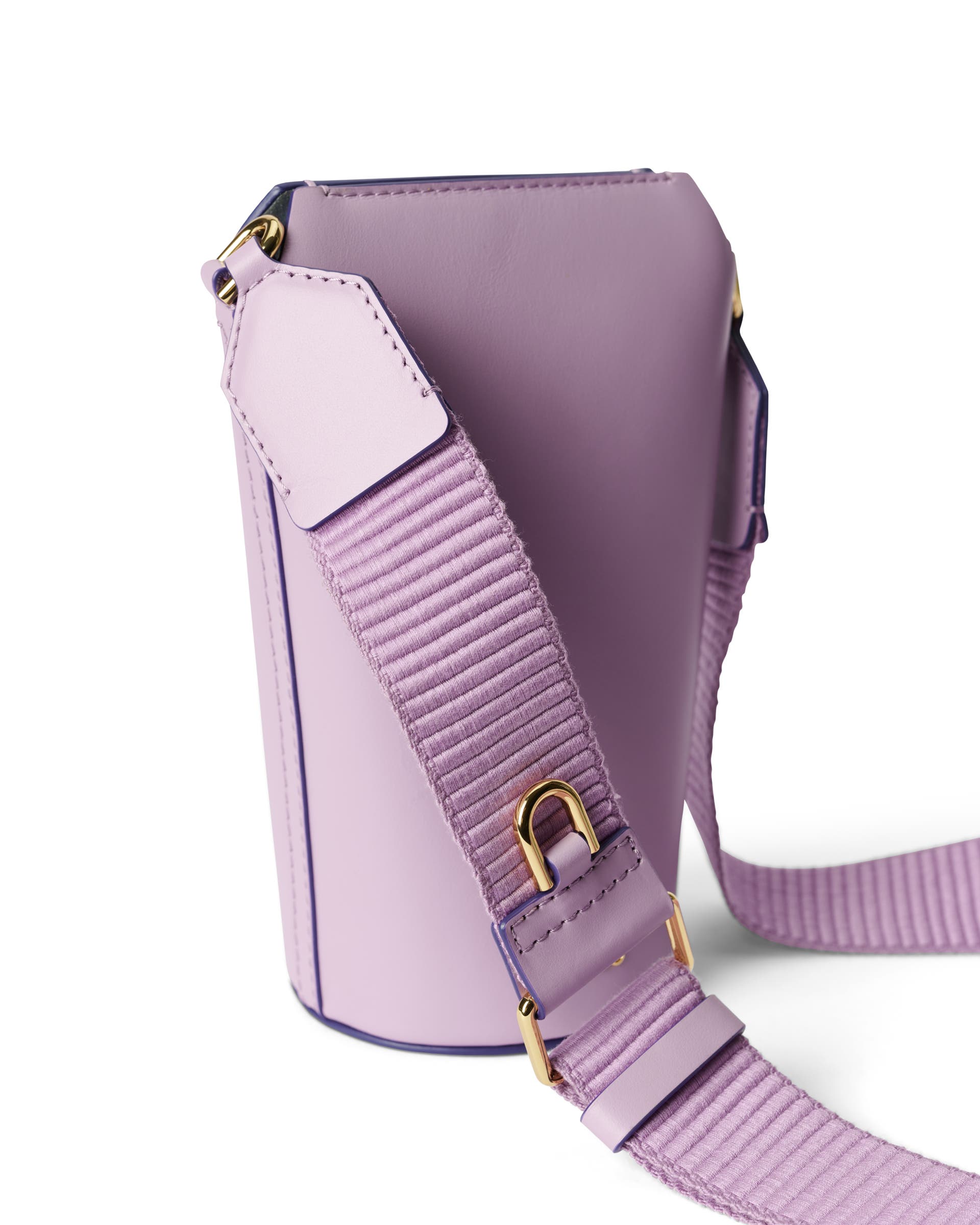 ECCO® Pot Smooth Leather Crossbody Bag - Purple - Detail-1